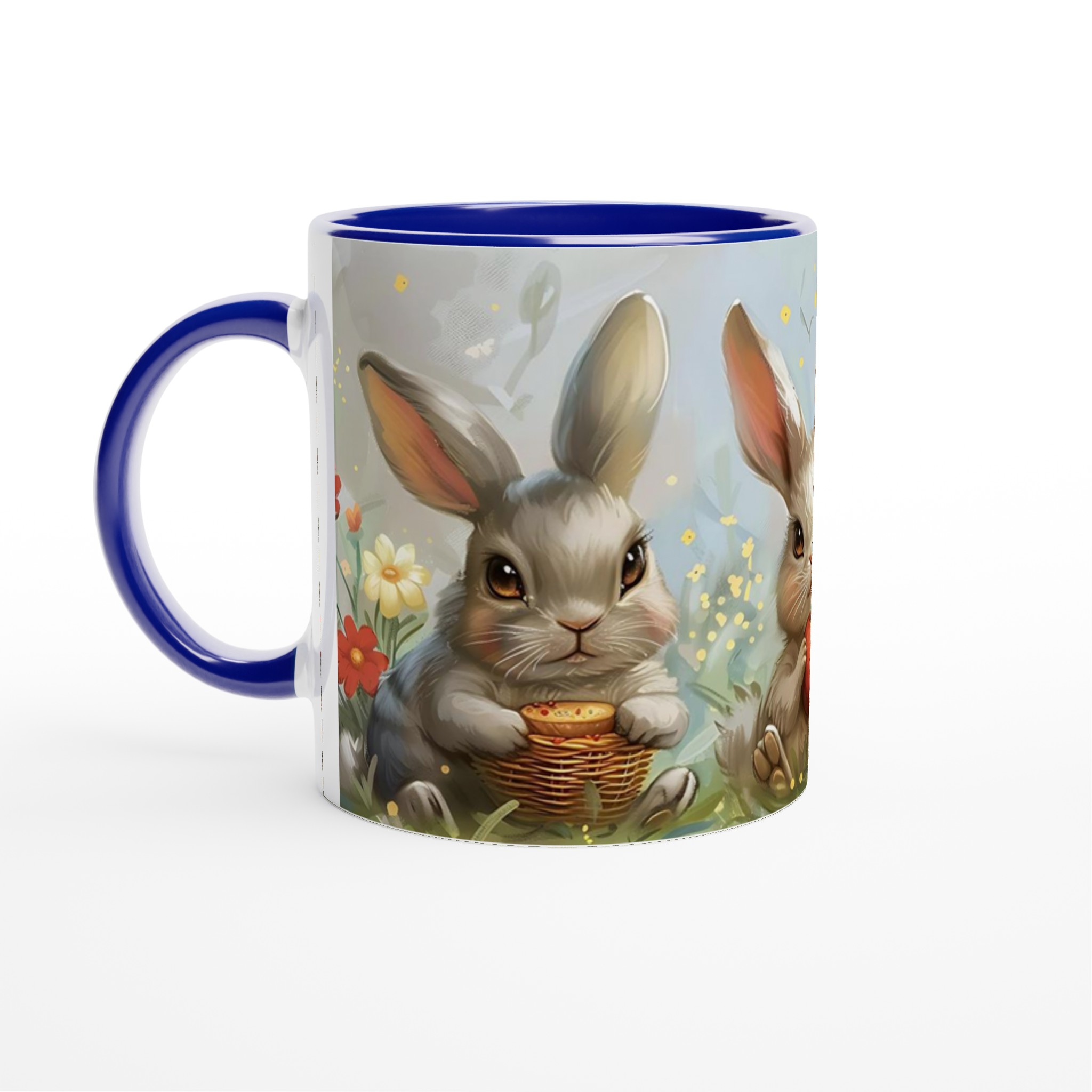 Söta Påskkaniner 11oz Keramisk Mugg – Lekfull Design i Valfri Färg! 4 5a6b6621-591a-4d2b-b67d-57e823da7375