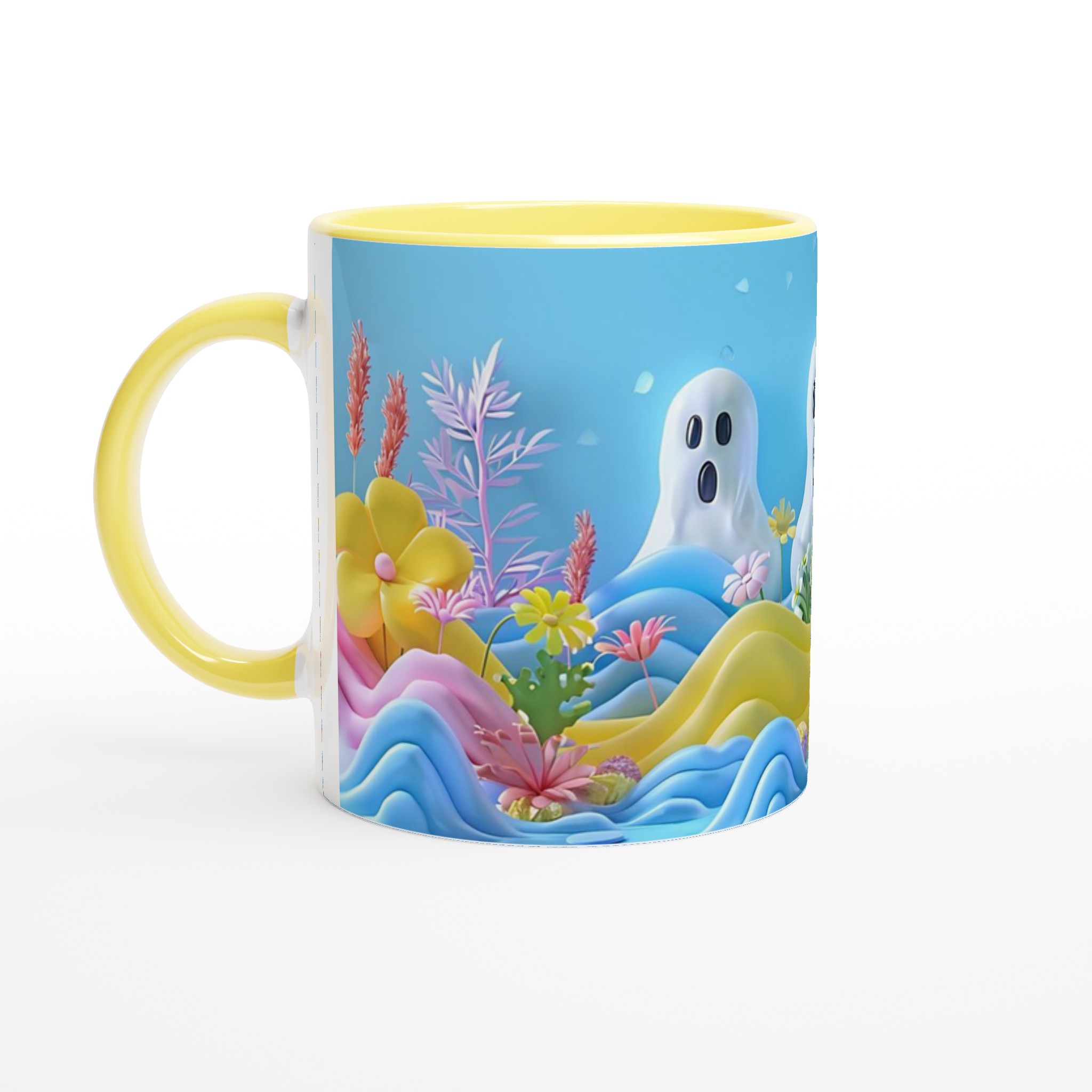 Pastel Ghost Garden 11oz Keramikmugg – Spöklikt Söt Design i Glada Färger 5 5aa79bc5-78fc-43ab-8946-0ad2e0ad0a1f