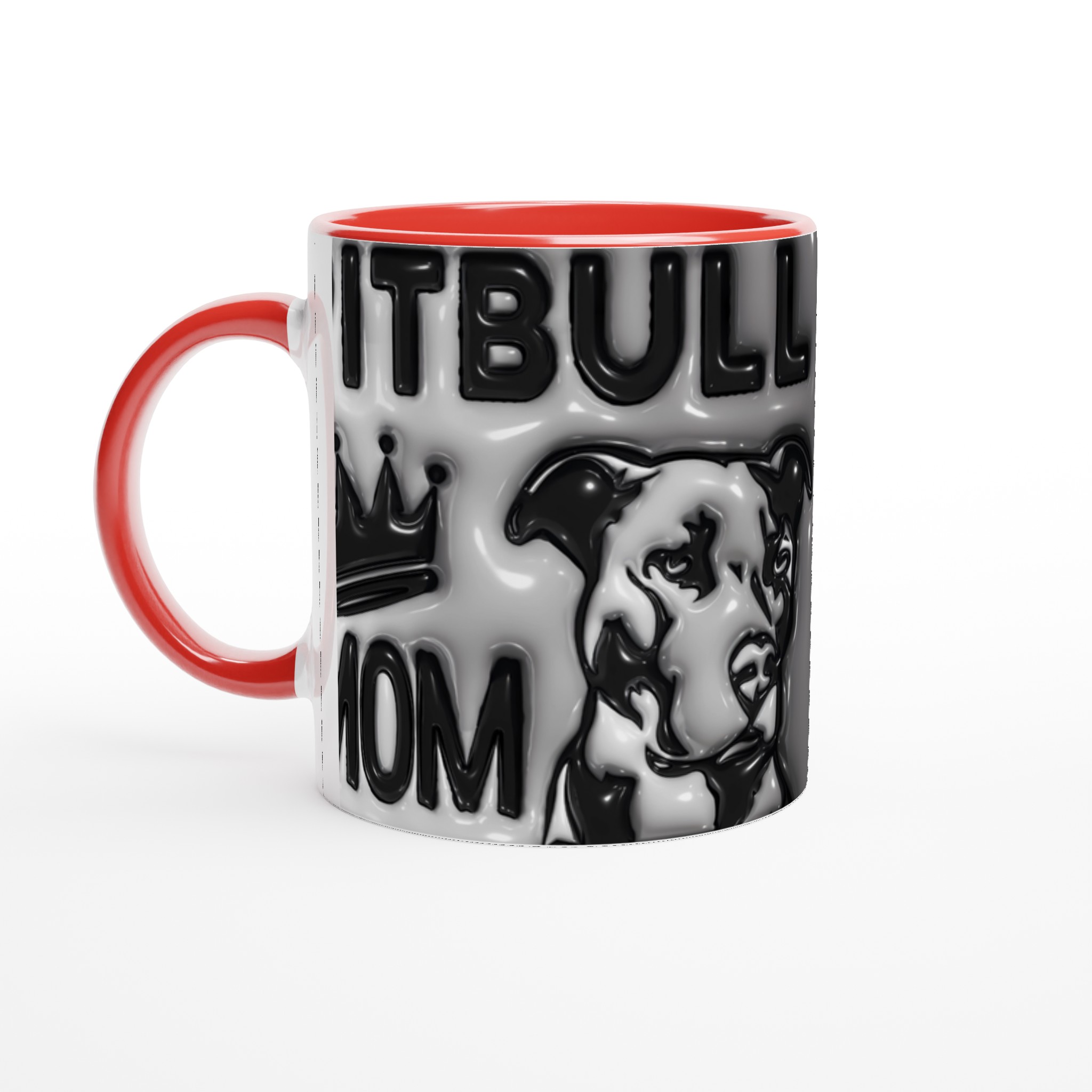Pitbull Mom Kaffemugg – Kungen eller Drottningen av Djungeln! En Stilren 11oz Keramikmugg i ditt val av färg. 2 5ac76c19-5748-4681-8456-25165e5727c5