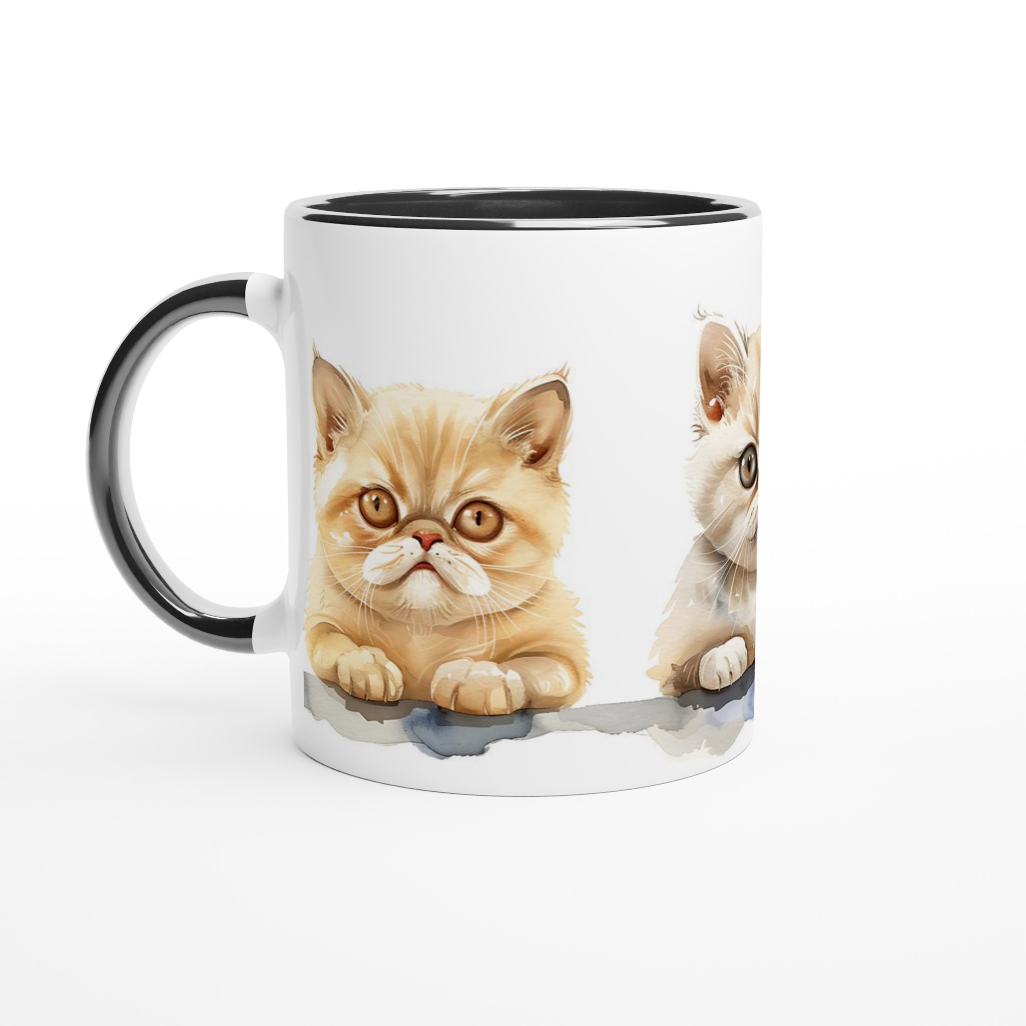 Söta Vattenfärgs Katter 11oz Keramisk Mugg – Personlig Kaffemugg i Ditt Val av Färger 7 5ae83548-bf73-40e8-993b-30998a3be27d