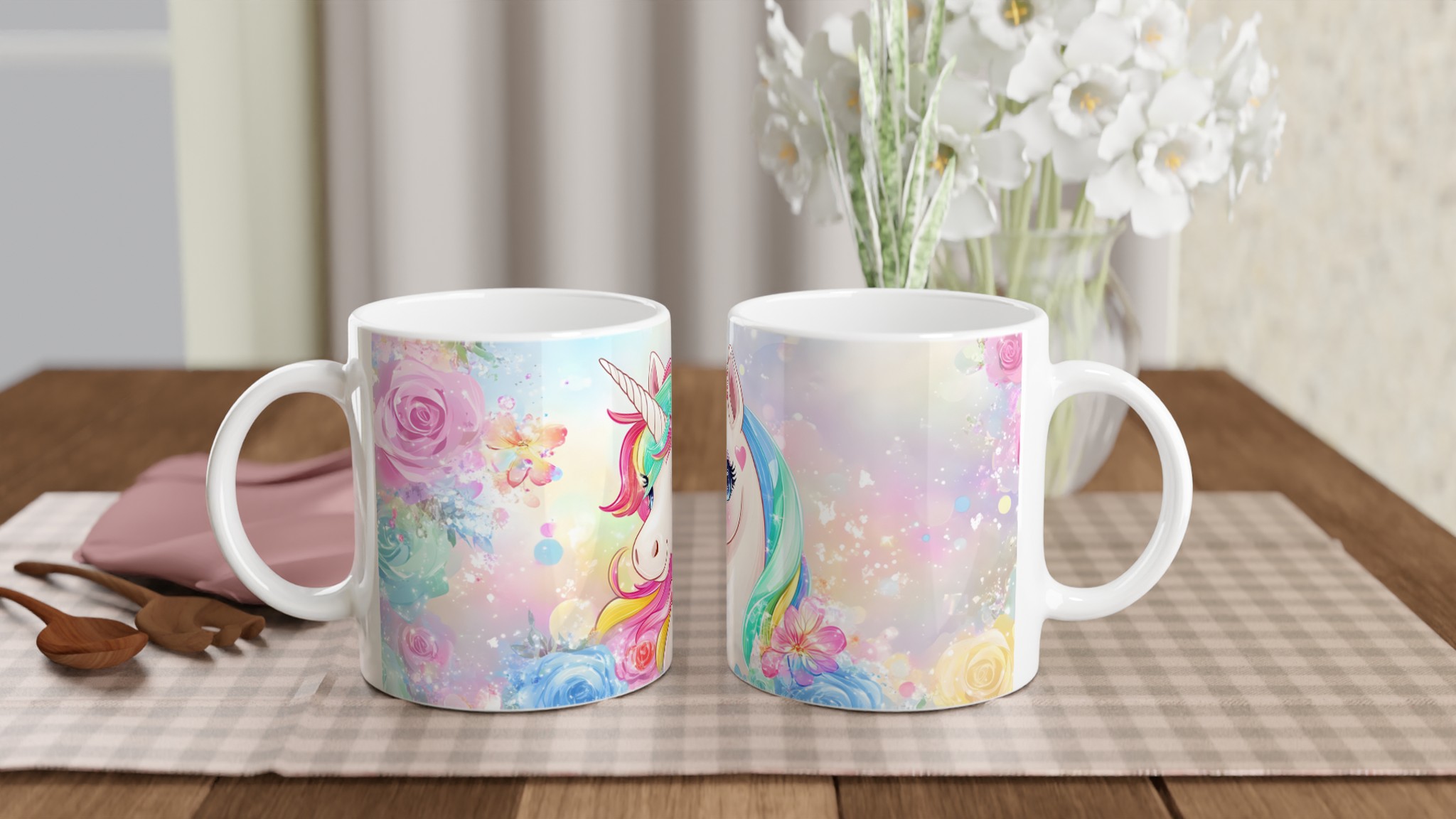 Magisk Enhörningsmugg – 11oz Keramisk Kaffekopp med Regnbågsfärgad Design – Välj bland 7 Förtrollande Färger! 10 5b6f2a16-fb5d-441c-989a-b9e6d6efe949