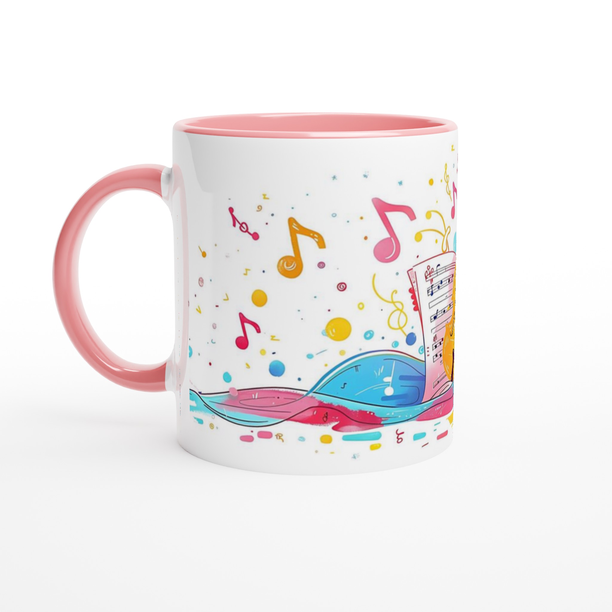 Melodisk Keramikmugg - Livfull Musikdesign & Violin, 11oz – Välj bland 7 Färgstarka Nyanser 6 5b79a35c-3820-491e-a381-a7c37d5b46b2