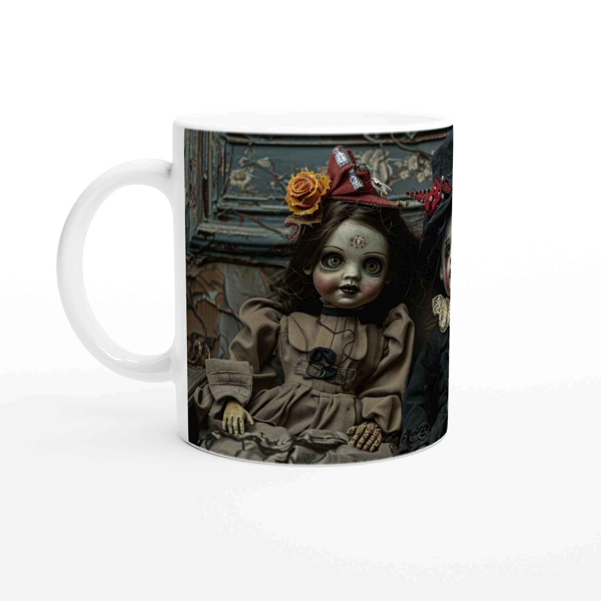 Gothic Charm Keramisk Mugg - Drömmande Dockdesign i 7 Färger 1 5b7d533e-f20f-4825-a3d7-73269a2cddf4