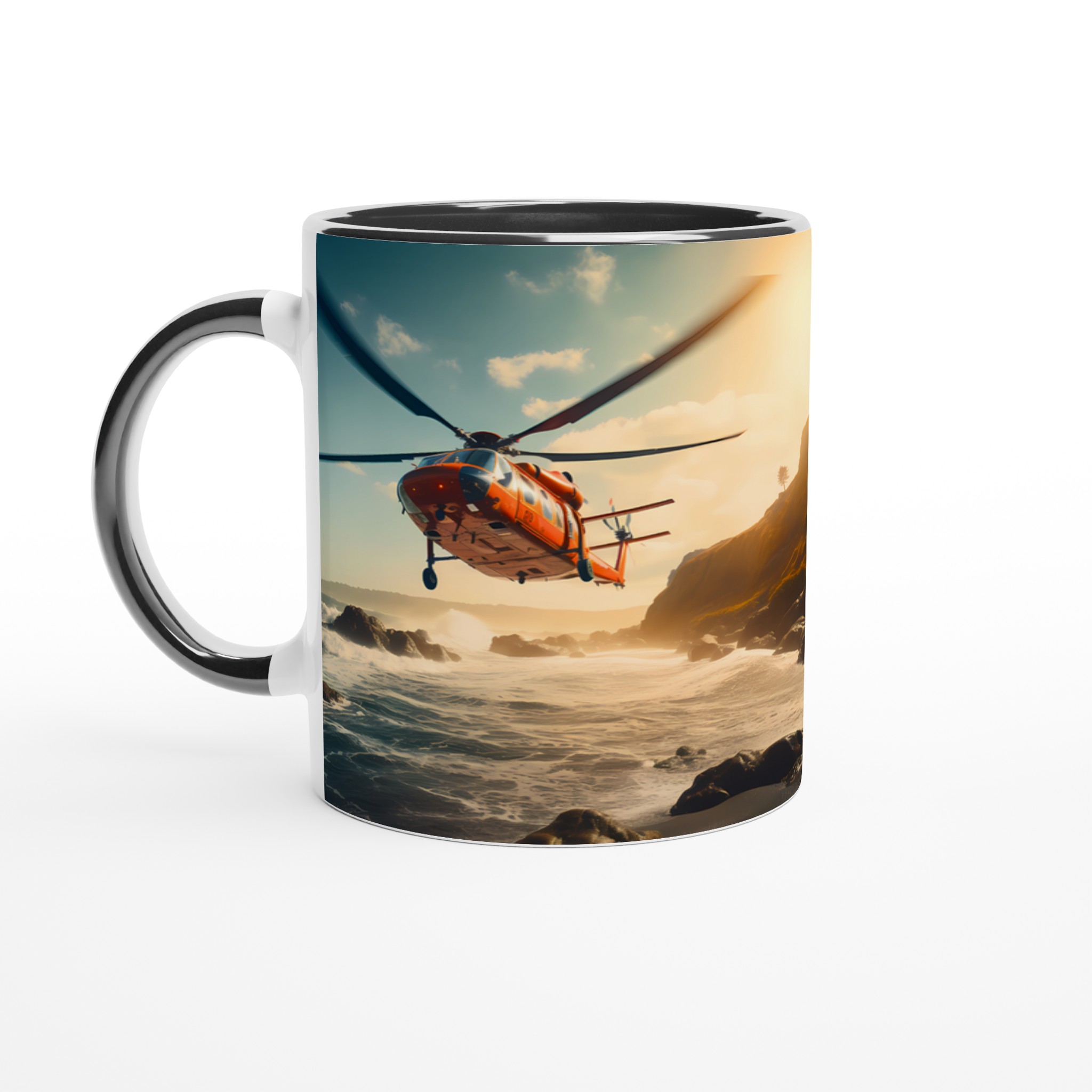 Dual Rescue Helicopters at Sunset – Ocean Horizon 11oz Keramisk Mugg i Valfri Färg 7 5bf4a22a-5181-4168-87c9-8f073254ef51