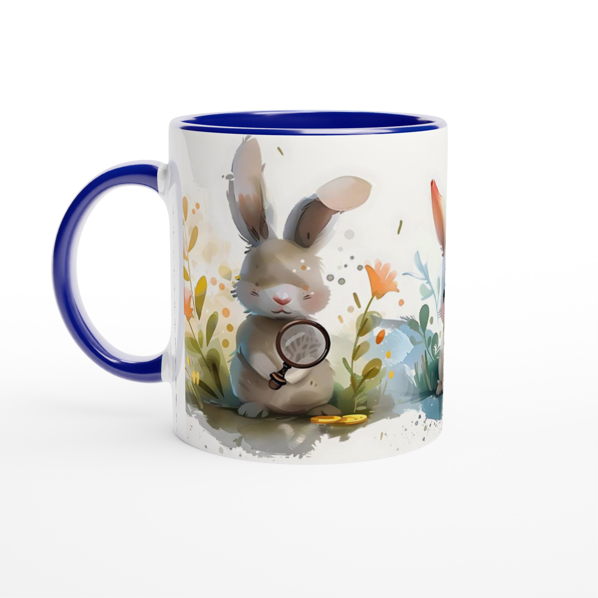 Söta Vattenfärgkaniner 11oz Keramisk Mugg – Välj bland 7 charmiga färger! 4 5c04b81c-104d-484a-92bb-75965ab9e5aa
