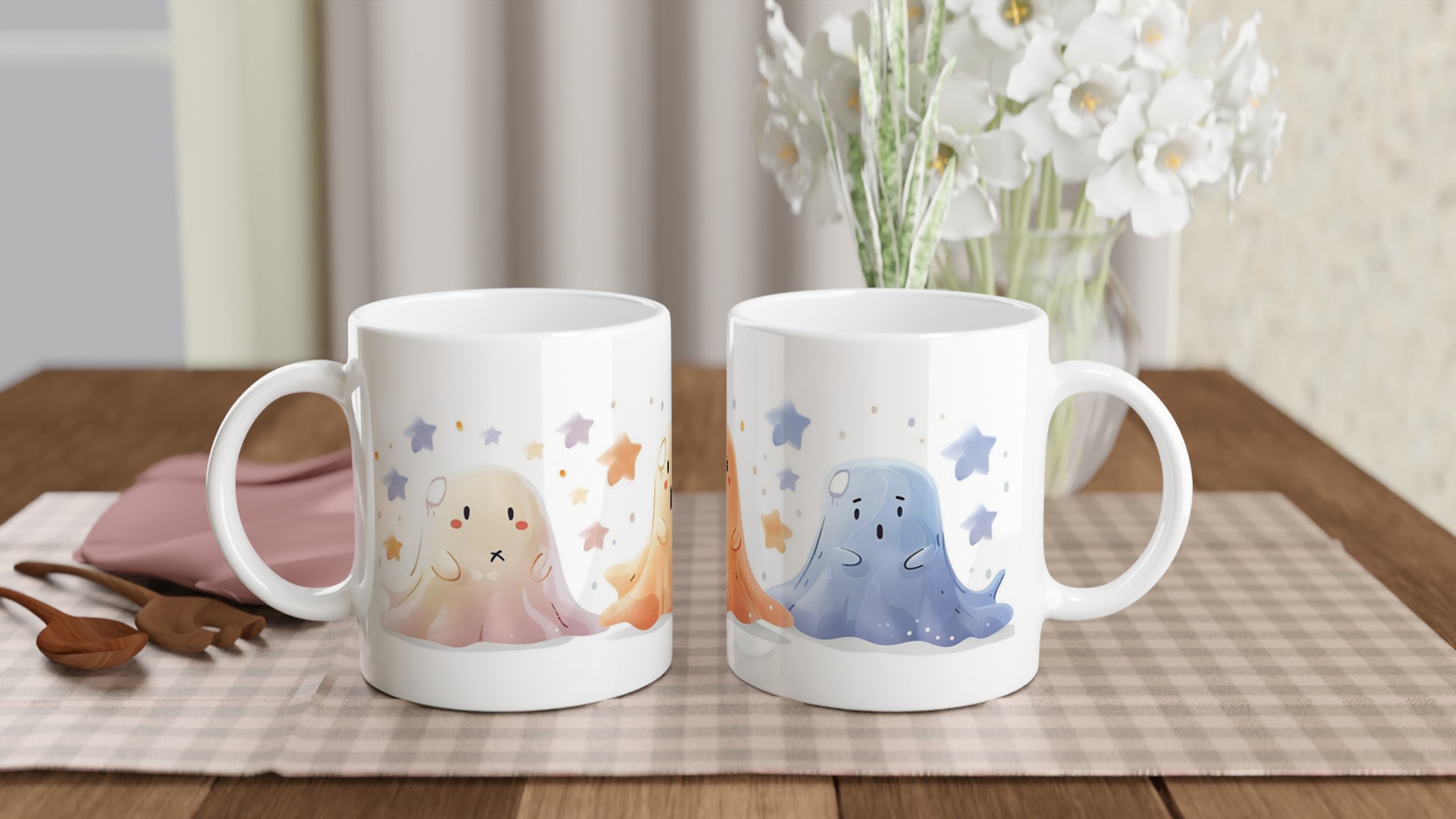 Söta Spökens Kaffemugg – Förtrollande Keramik för Varm Choklad & Mer, Finns i 7 Glada Färger! 10 5c108ea8-ce3d-4fc3-9f86-f6fb8ddb8e92