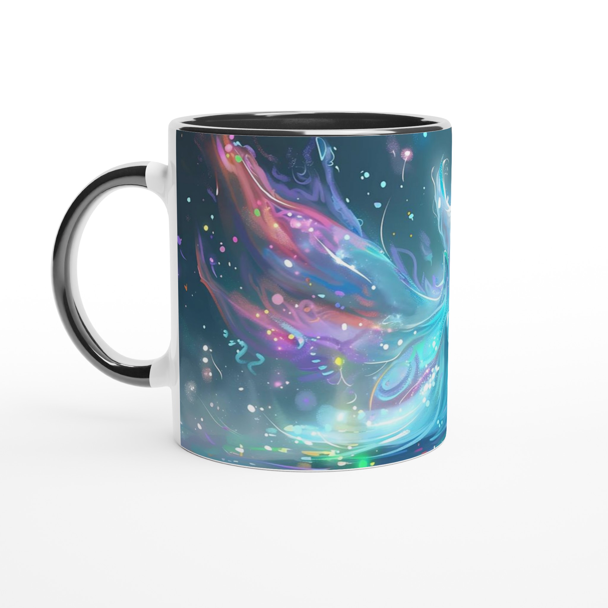 Förtrollande Glitter Ande Mugg - 11oz Keramikmugg i ditt val av 7 livfulla färger 7 5c1d5416-3989-4042-87e1-446febbf102c
