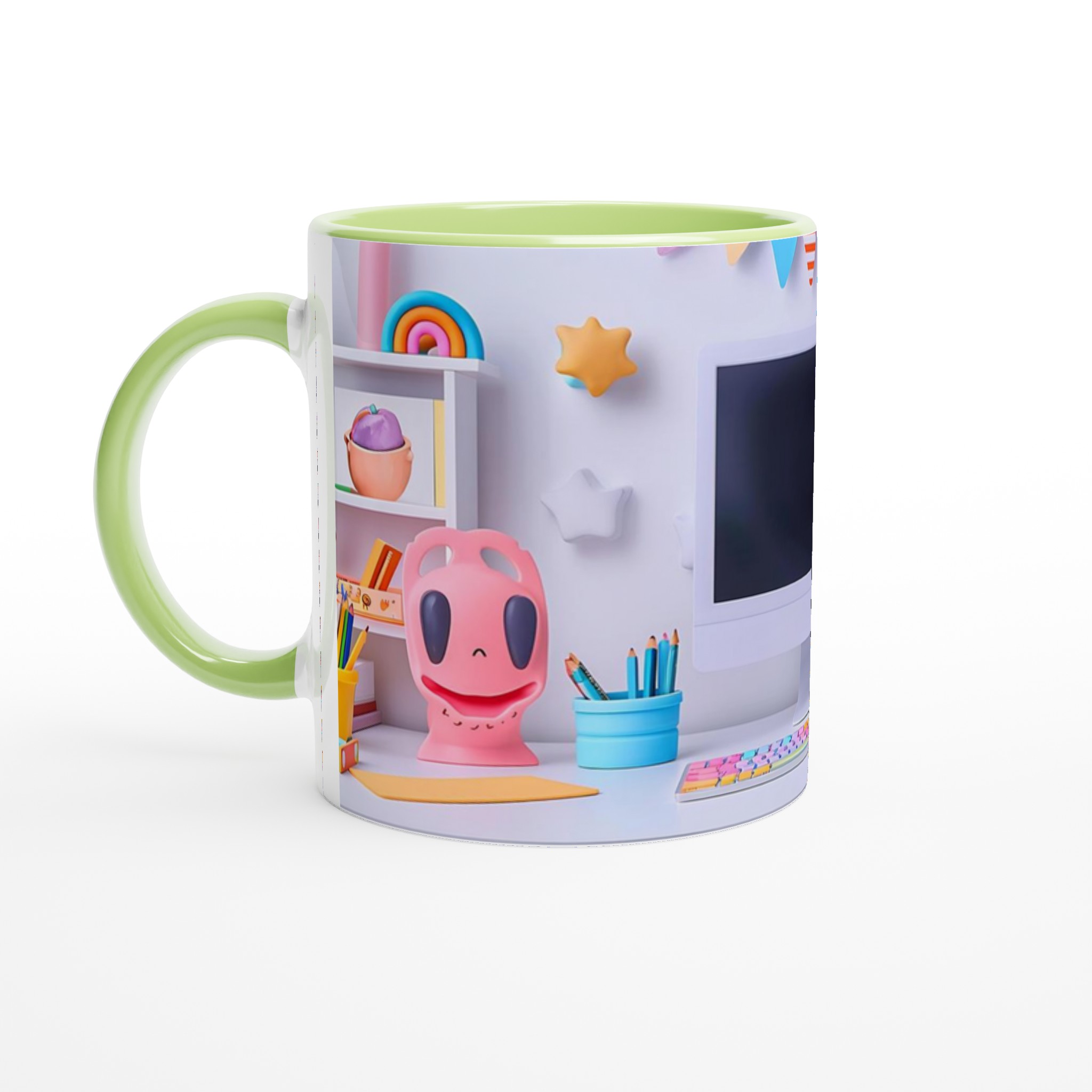 Pastell dröm 11oz keramisk mugg – Liva upp ditt kaffe med lekfulla färger, välj din nyans! 3 5c2531ec-adb5-483f-81af-e509bf1deb48
