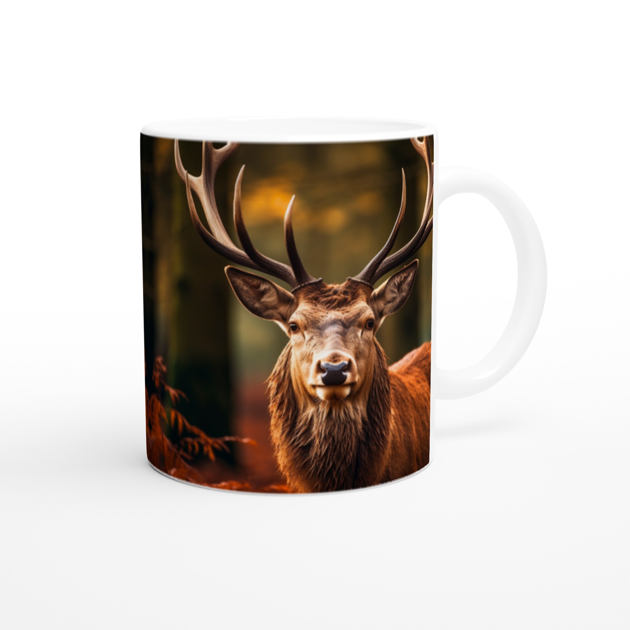 Majestätisk Kronhjort 11oz Keramisk Mugg – Rustik Skönhet för Din Kaffestund 10 5c46fcd5-c4e1-46c2-ba66-f4e691e44966