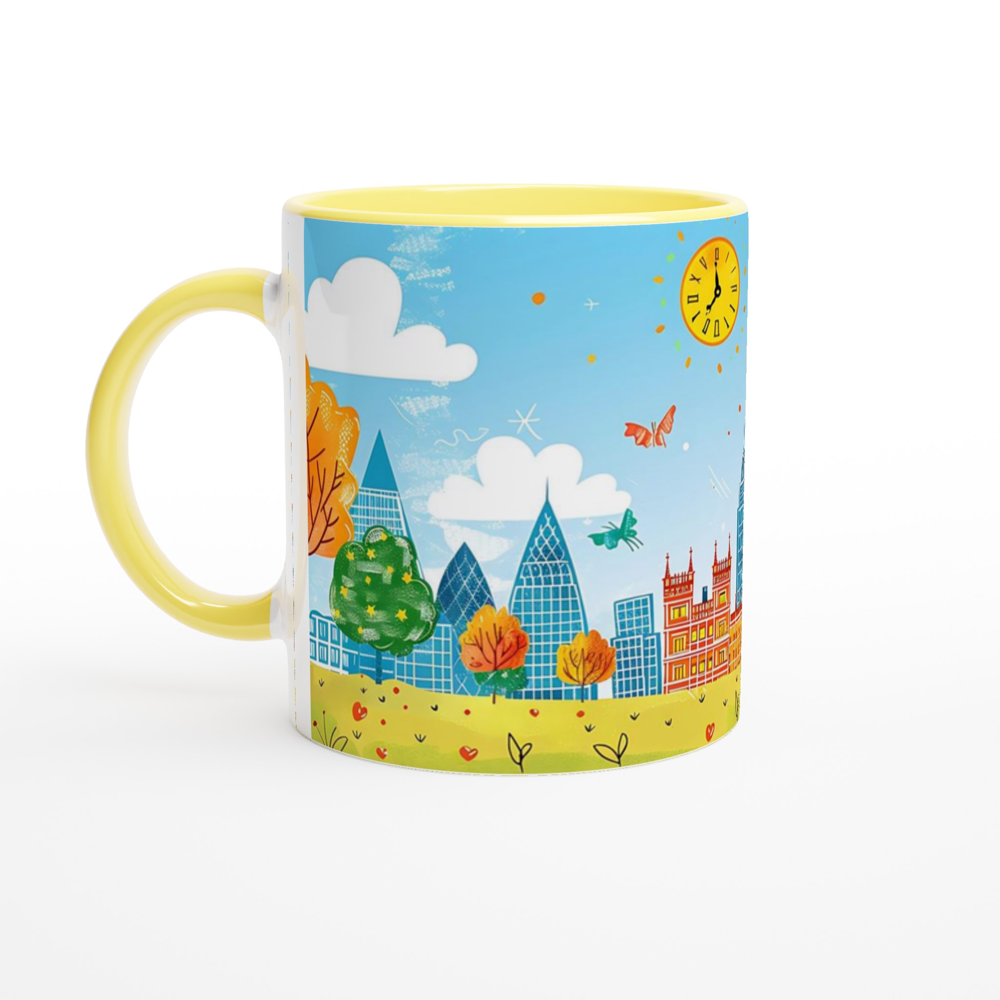 London Landscape Kaffemugg – Färgstark, Lekfull Stadssiluett i Premium Keramik – Välj Din Favoritfärg! 5 5cceee9e-387e-42fd-a0d7-c3fbf7bad106