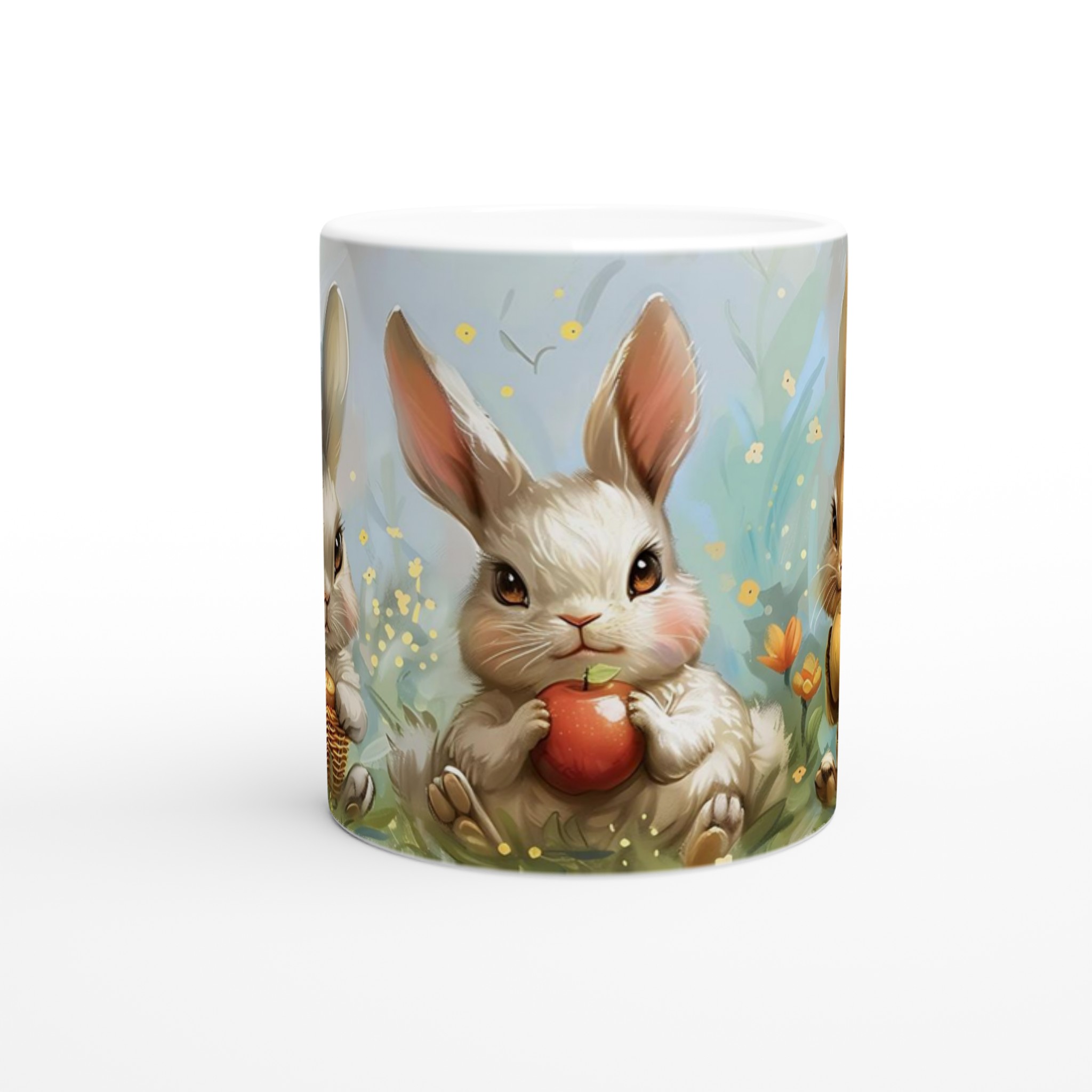 Söta Påskkaniner 11oz Keramisk Mugg – Lekfull Design i Valfri Färg! 8 5cfa3e93-fad1-419a-a6f9-5d3616d0f727
