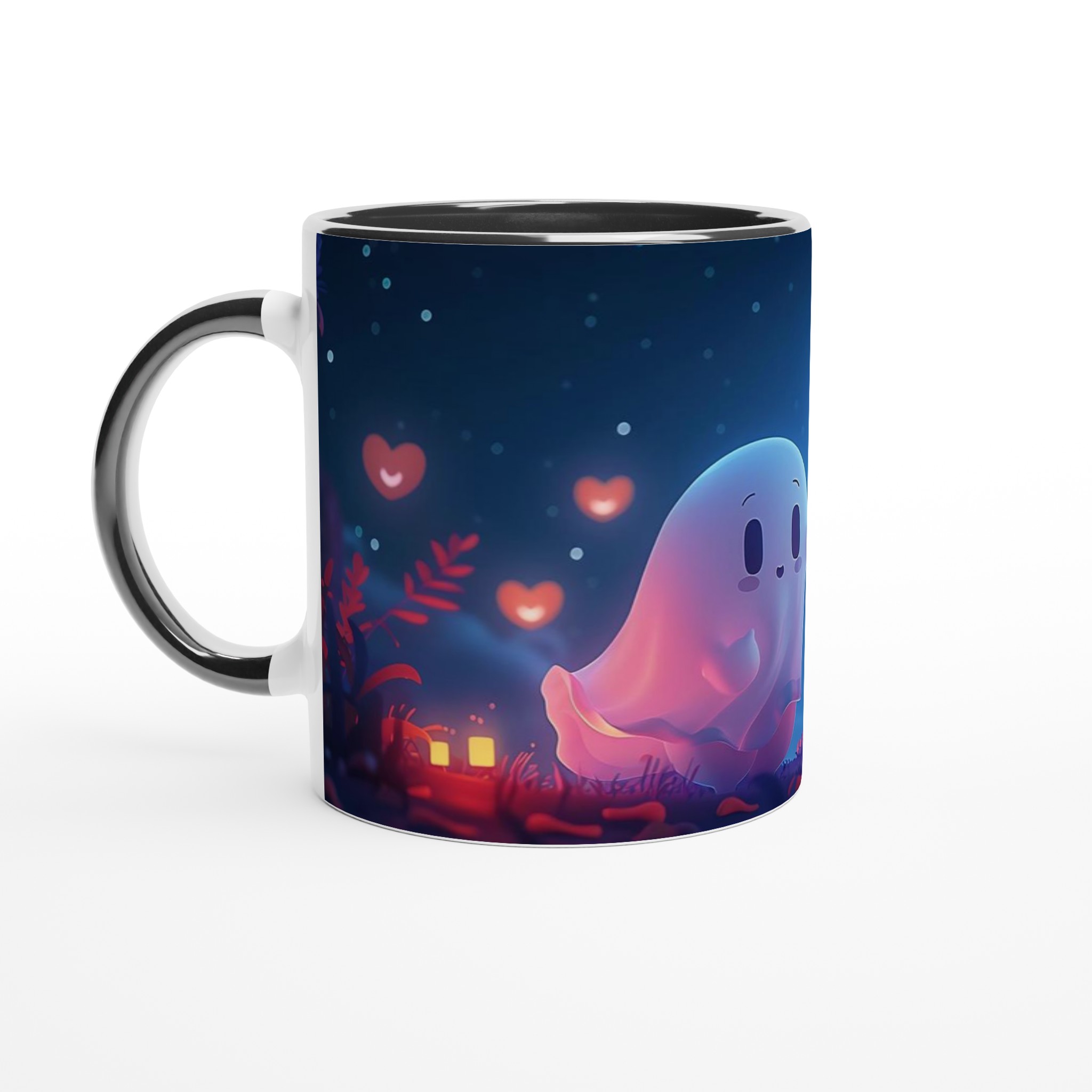 Söt Spöke Fullmåne Keramikmugg – Magisk 11oz Kaffemugg i Ditt Val av Färg 7 5d1a1c7e-ca3e-4da5-960a-34cc7517c143