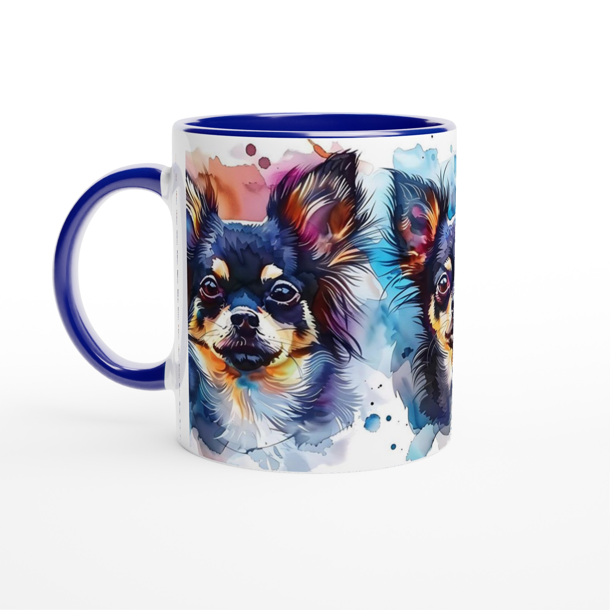 Chihuahua Watercolor Magic: 11oz Keramisk Mugg i Valfri Färg – Färgstark Hundkonst för Varje Kaffestund 7 5d505372-333f-4b09-bd8a-25d5d2976f2c