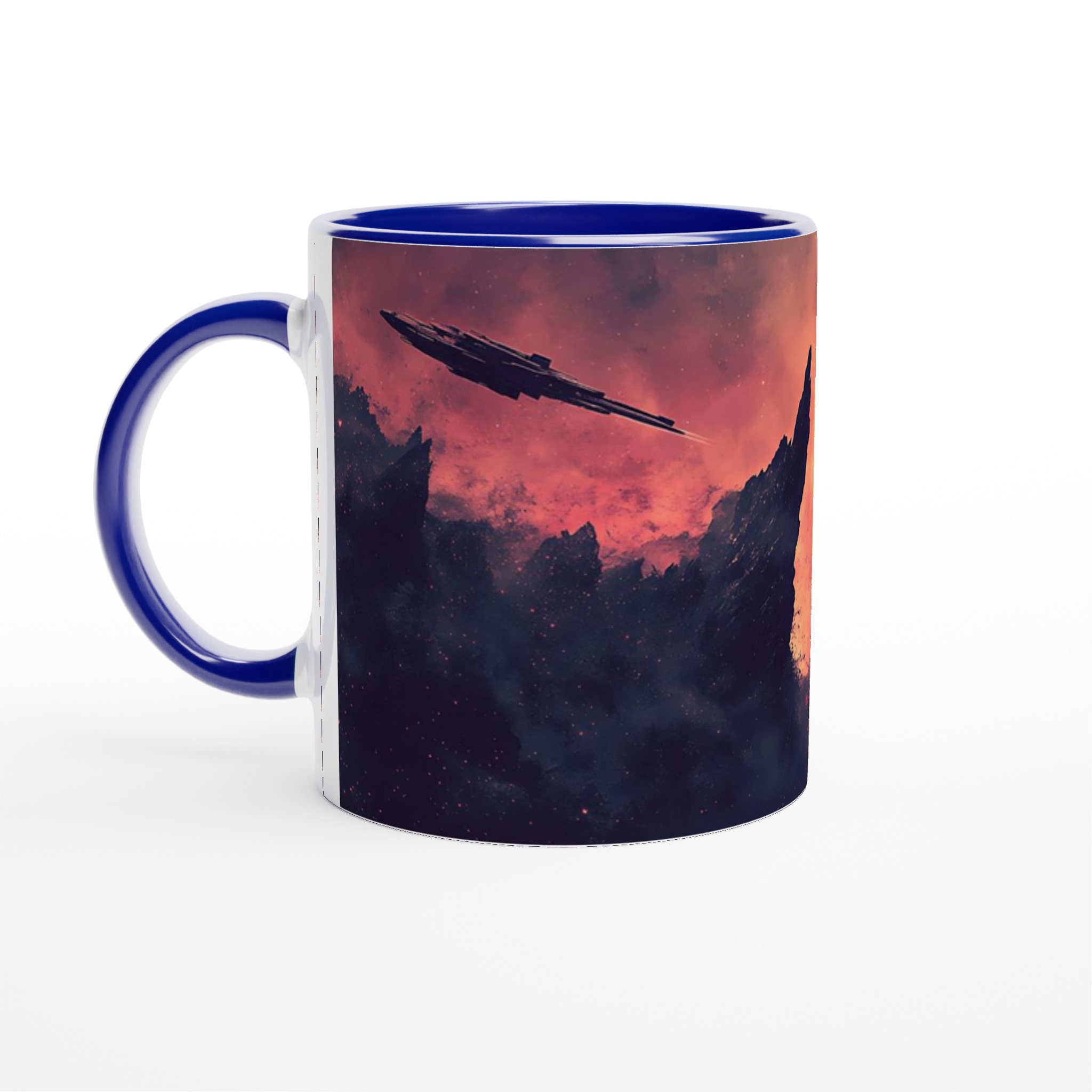 Kosmisk Rymdskepps Keramikmugg - 11oz Galaktisk Design i Flera Färger 7 5d903c49-47b6-40b4-b3b8-d137913270f6