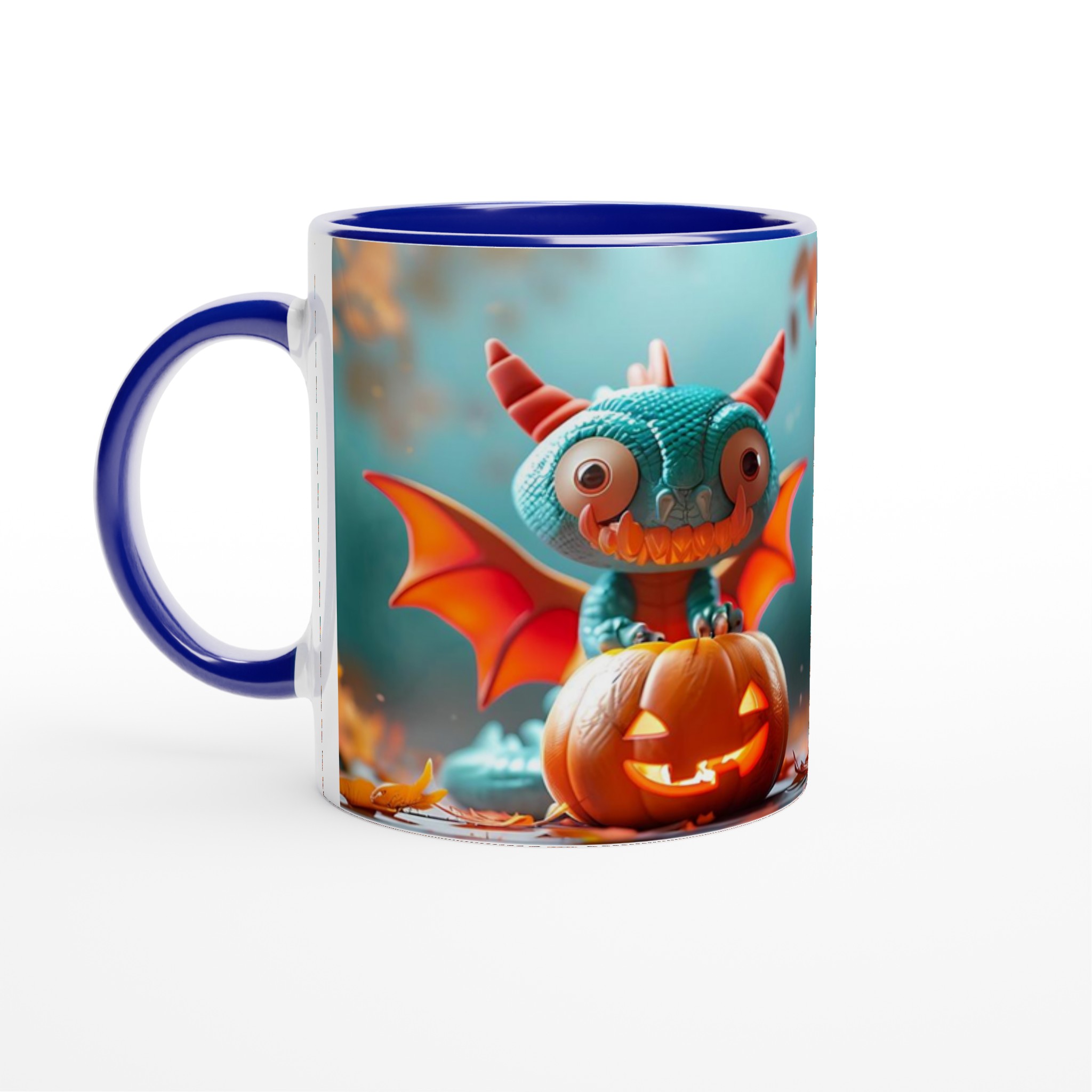Söt Halloween Mugg med Drake & Pumpa – 11 oz Keramisk Mugg för Mysiga Höststunder 7 5dc1b475-5e67-458f-b201-7751c4ffdbad