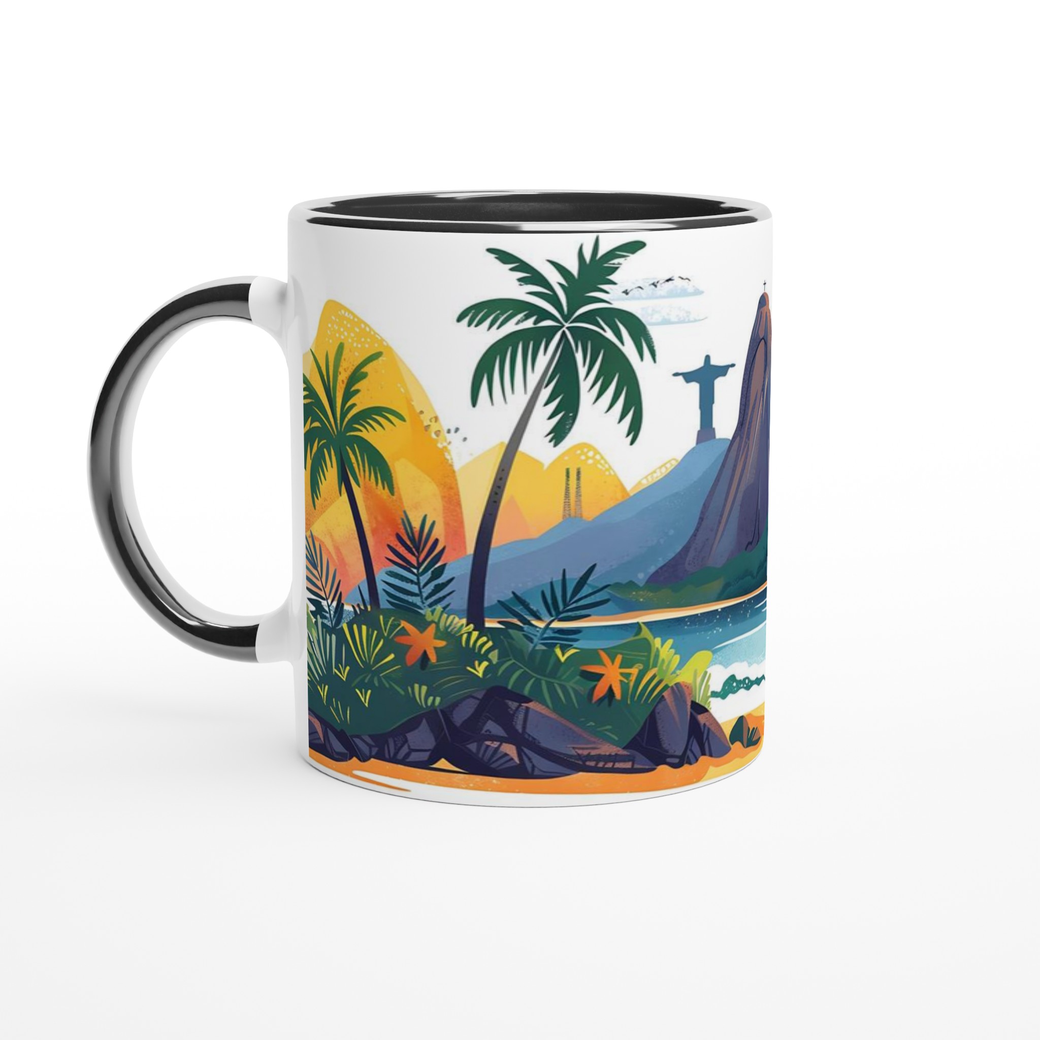 Rio De Janeiro Semestermugg: Fånga Solnedgången och Tropiska Vyer i 11 oz Keramik 7 5de0374a-2482-49da-9ae4-53a66ddbf8fd