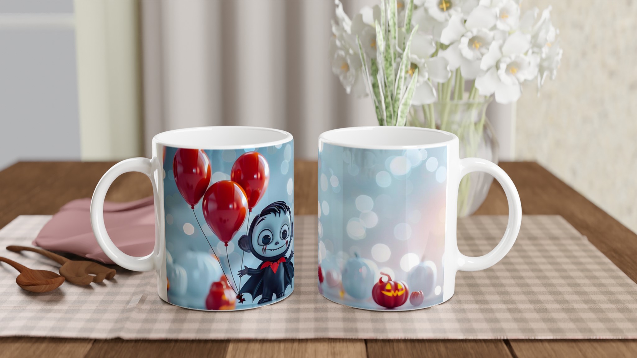 Söt Liten Vampyr Mugg – Perfekt för Halloween & Mysiga Stunder, Välj din Färg! 10 5e1b2598-2508-469a-825a-380d7644bf87