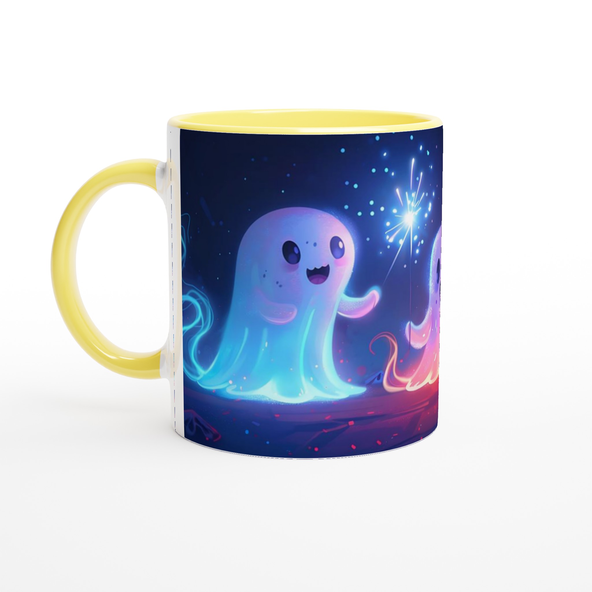 Magisk Spökfest Mugg – Lekfull Keramisk Kaffemugg med Lysande Spöken & Fyrverkeri 5 5e70b1ad-8837-49e1-8c99-0d62debdb098
