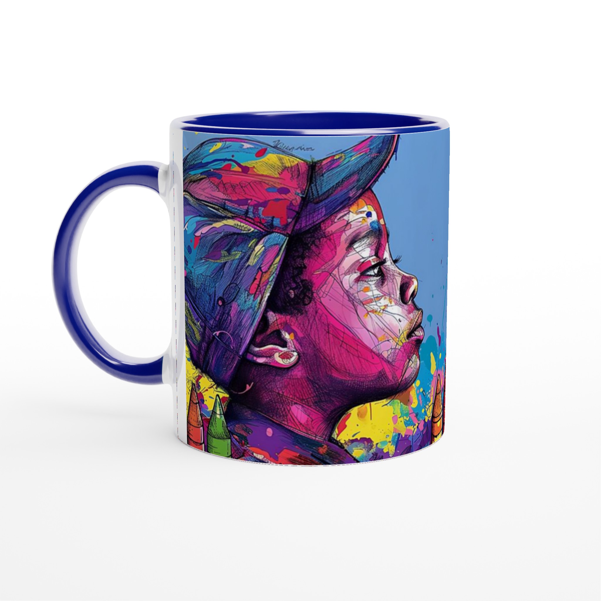 Konstnärlig Keramikmugg: Färgglad Street Art & Kreativ Design – 11oz Favorit i Flera Nyanser 4 5e899e5b-9d6a-43de-9d57-42e71355b0c0