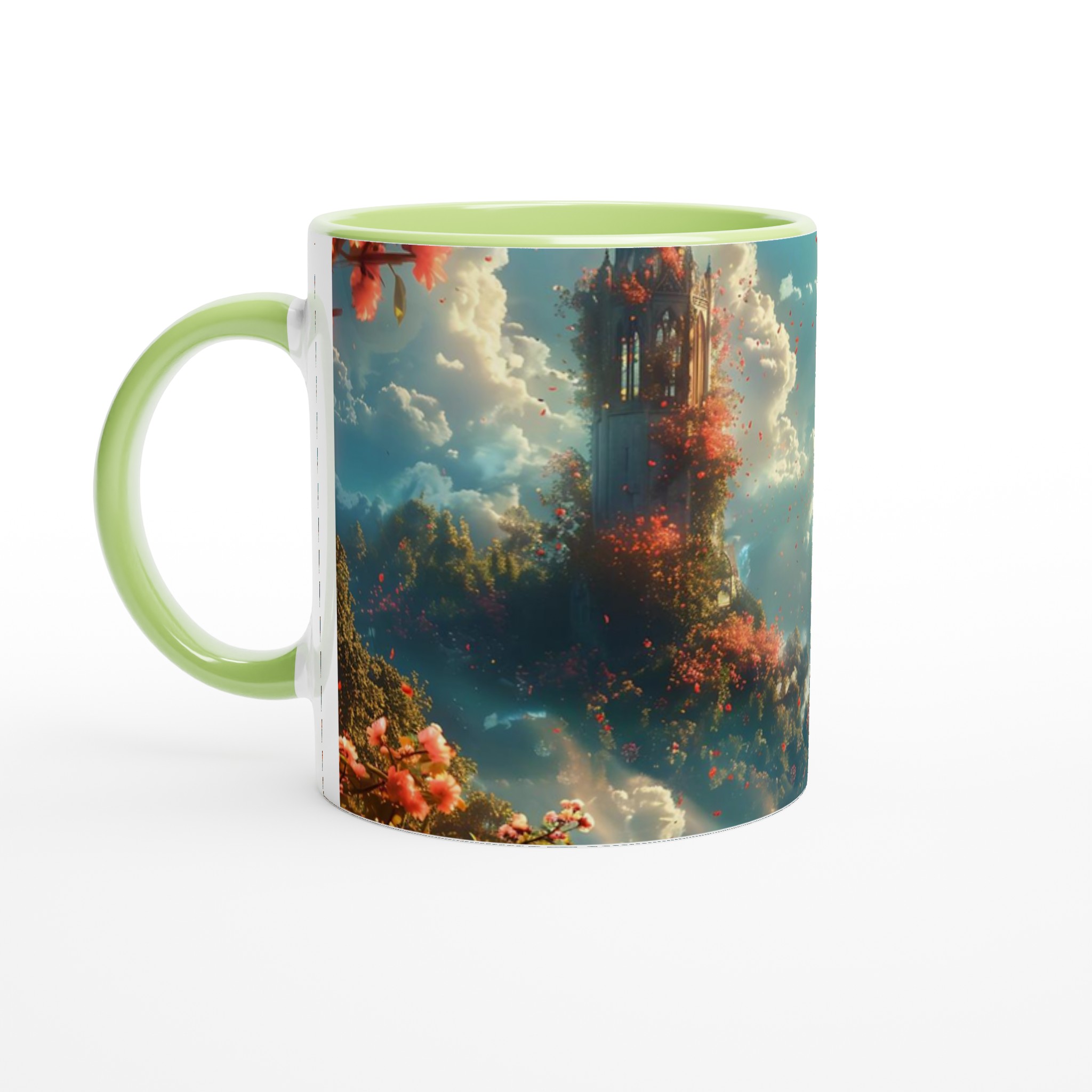 Magisk Blomstertorn Keramisk Mugg - 11oz Kaffemugg i ditt val av färger 3 5ea9f2ed-d547-421e-91eb-b2f3966208a9