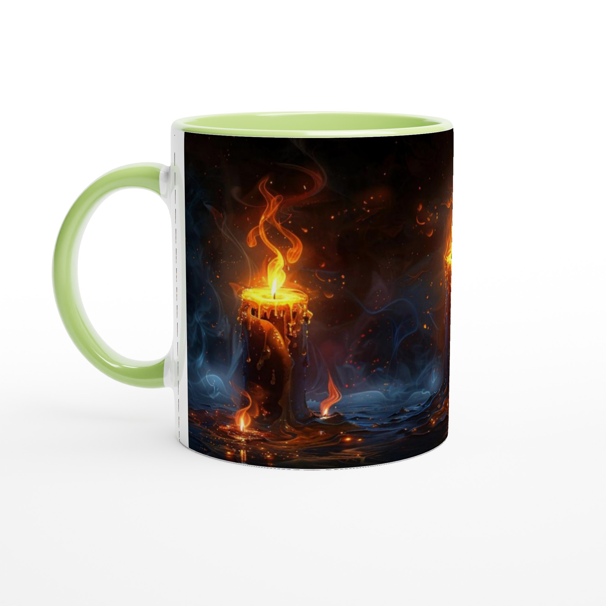 Mystisk Flamma: 11oz Keramisk Mugg med Magisk Eld & Rök-design – Välj din Färg! 3 5ef809a0-634a-4902-bd81-736e4de5e173