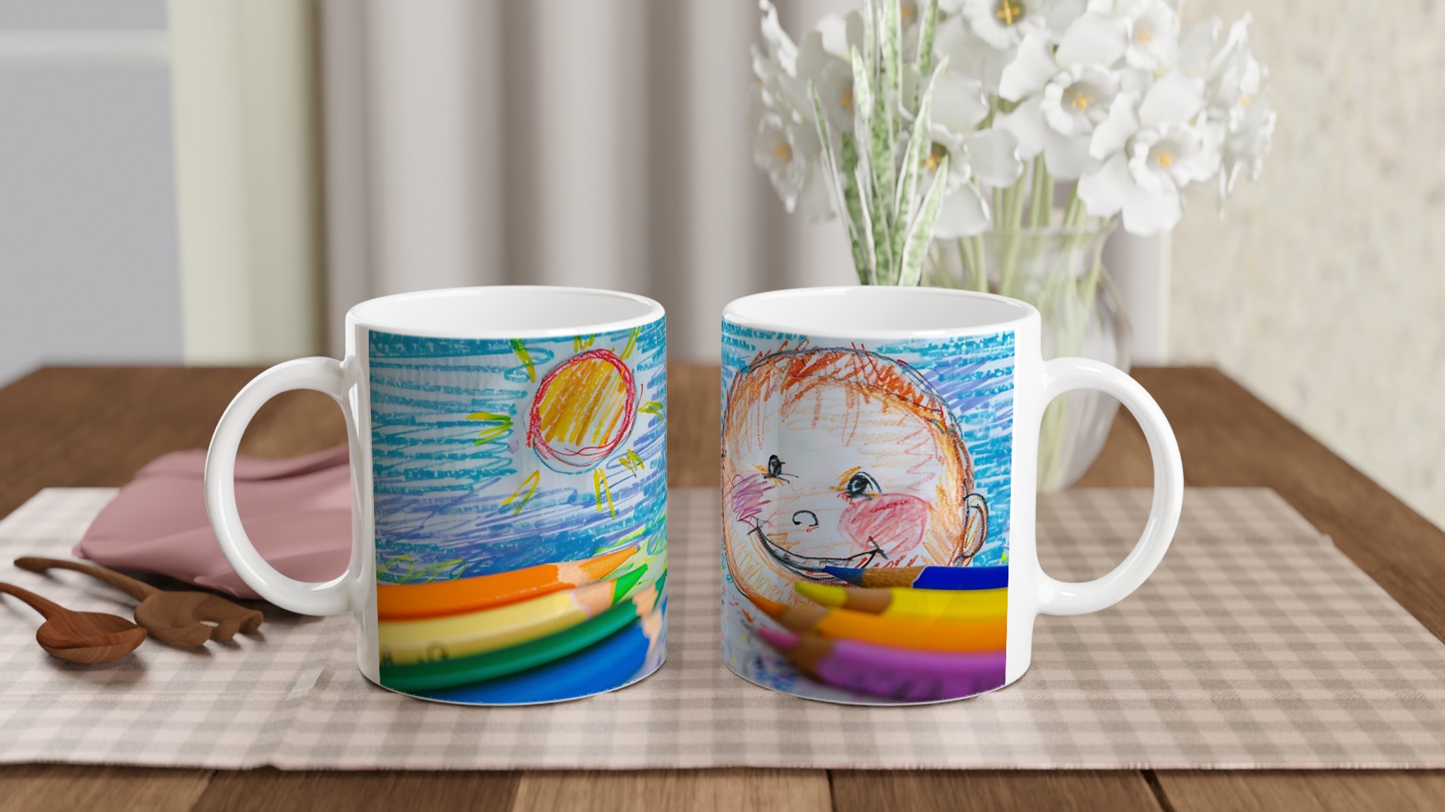 Kreativ Målarglädje Keramisk Mugg - Din Design, Din Färg! 10 5f1bdc68-ea6f-4660-8faf-cf8fbece2065