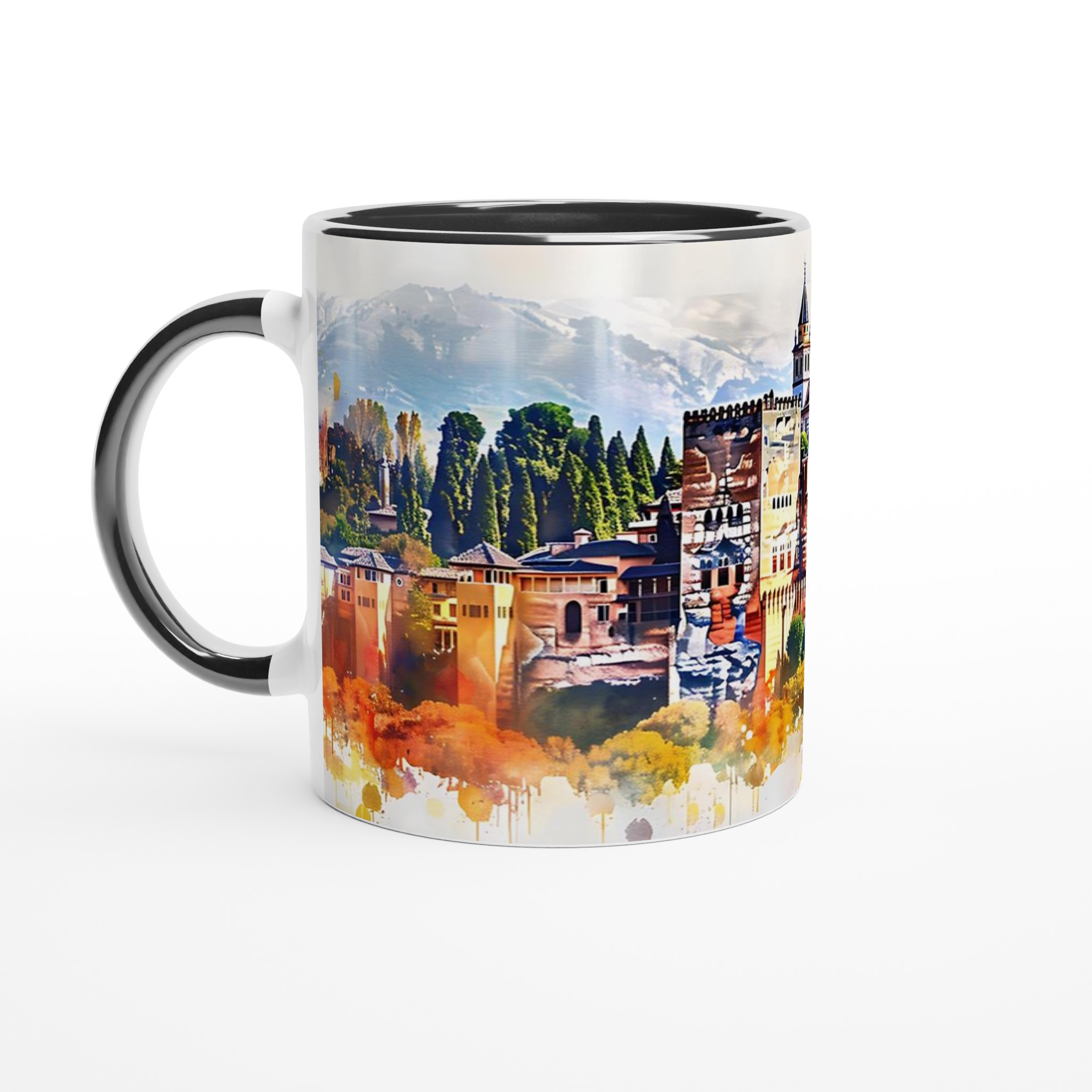 Alhambra Akvarell Mugg - Historisk Charm i Vibrerande Färg, Välj Bland 7 Keramiska Nyanser 7 5f288259-a086-4185-ad43-eaa386e2097b