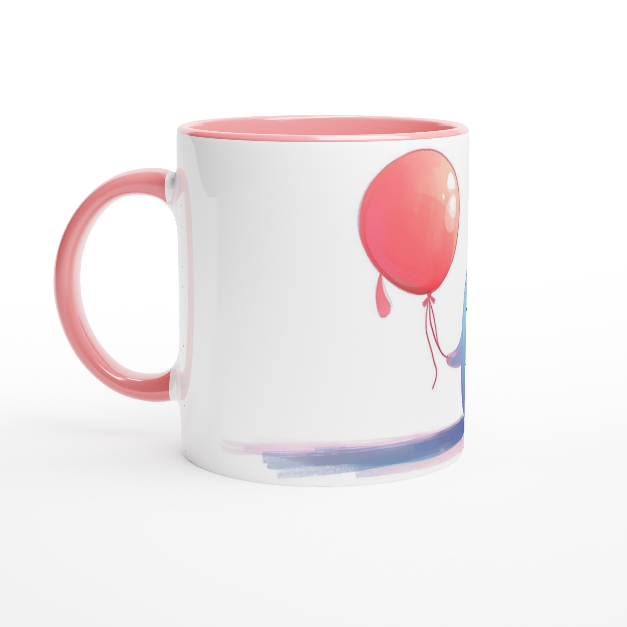Söt Spöke med Ballonger - 11oz Keramisk Mugg i Valfri Färg 6 5f5134c0-ee8d-4ff8-8c4a-5953ec8194b1