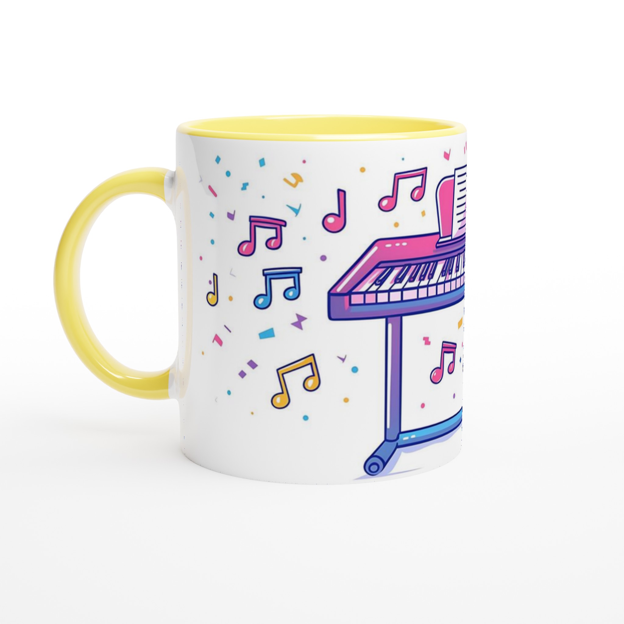 Melodiös Keramisk Mugg – Färgglad Musikdesign, 11 oz. Välj Din Favoritfärg! 5 5f88d4b6-edcc-47f2-97e1-81a2cd742bb5
