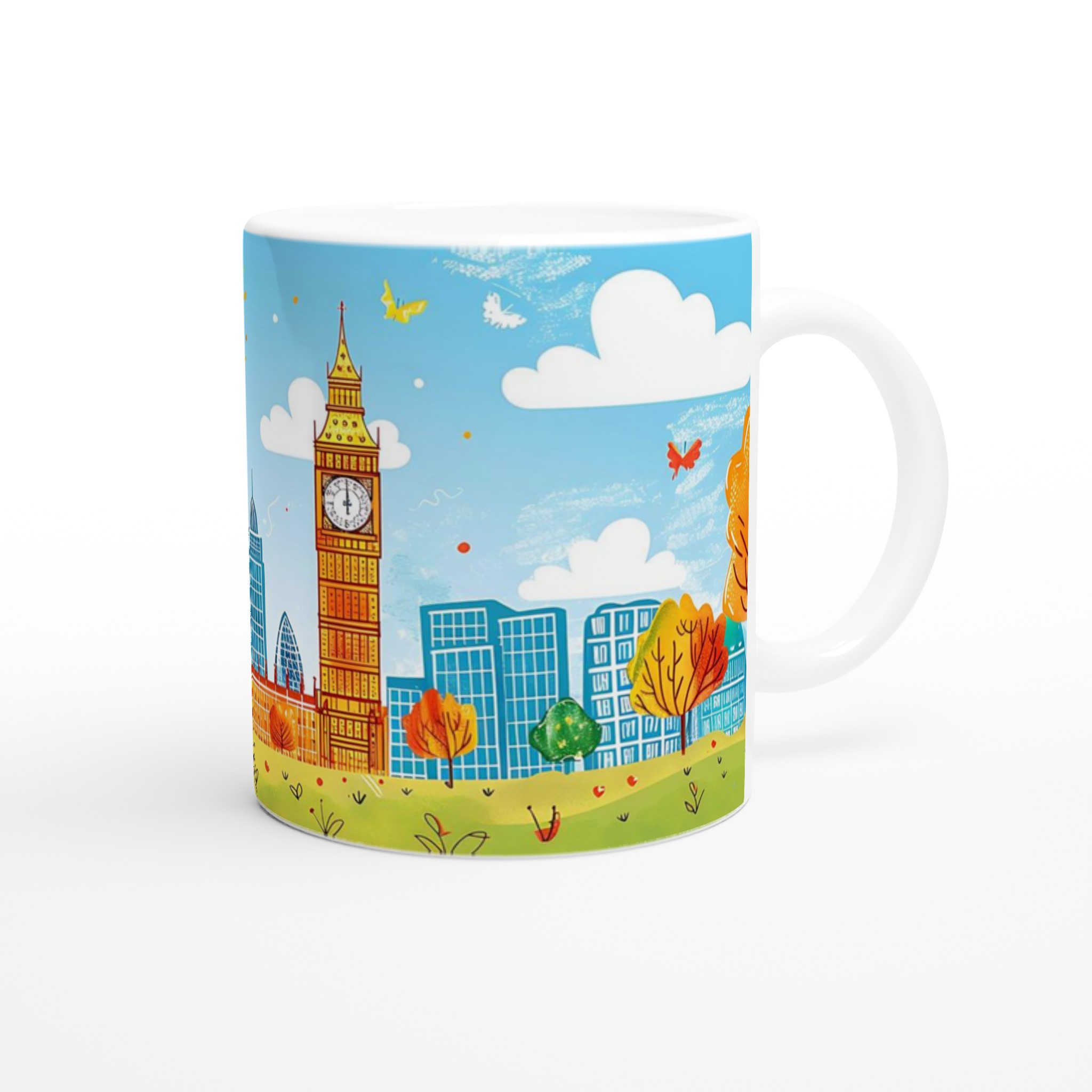 London Landscape Kaffemugg – Färgstark, Lekfull Stadssiluett i Premium Keramik – Välj Din Favoritfärg! 9 5fd49f70-d5e9-4e5b-bac8-cfc669f01dde