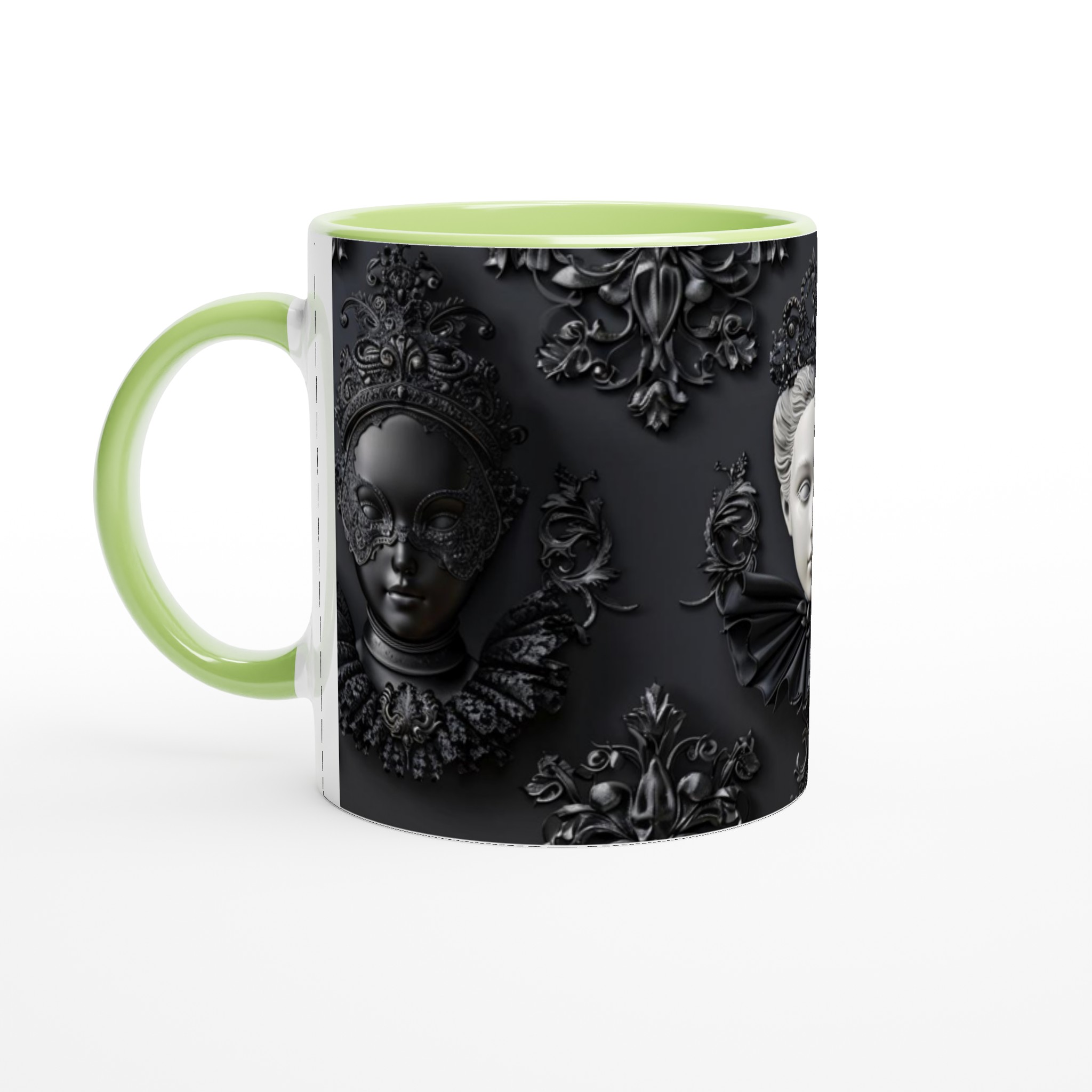 Vit 11oz Keramisk Mugg med Gotisk Elegans – Välj Bland Sju Djärva Keramiska Färger 3 5fe94630-ae2a-4f94-8660-ce58e706e0c7