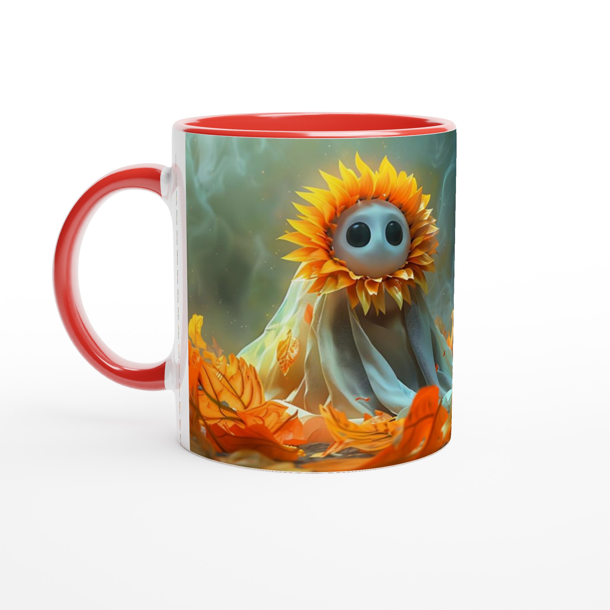 Söt Solros Spöke Keramikmugg - Höstmysig Design för Kaffe & Te i Flera Färger! 2 60940a5b-c885-41e1-b7e1-18cd03f18669