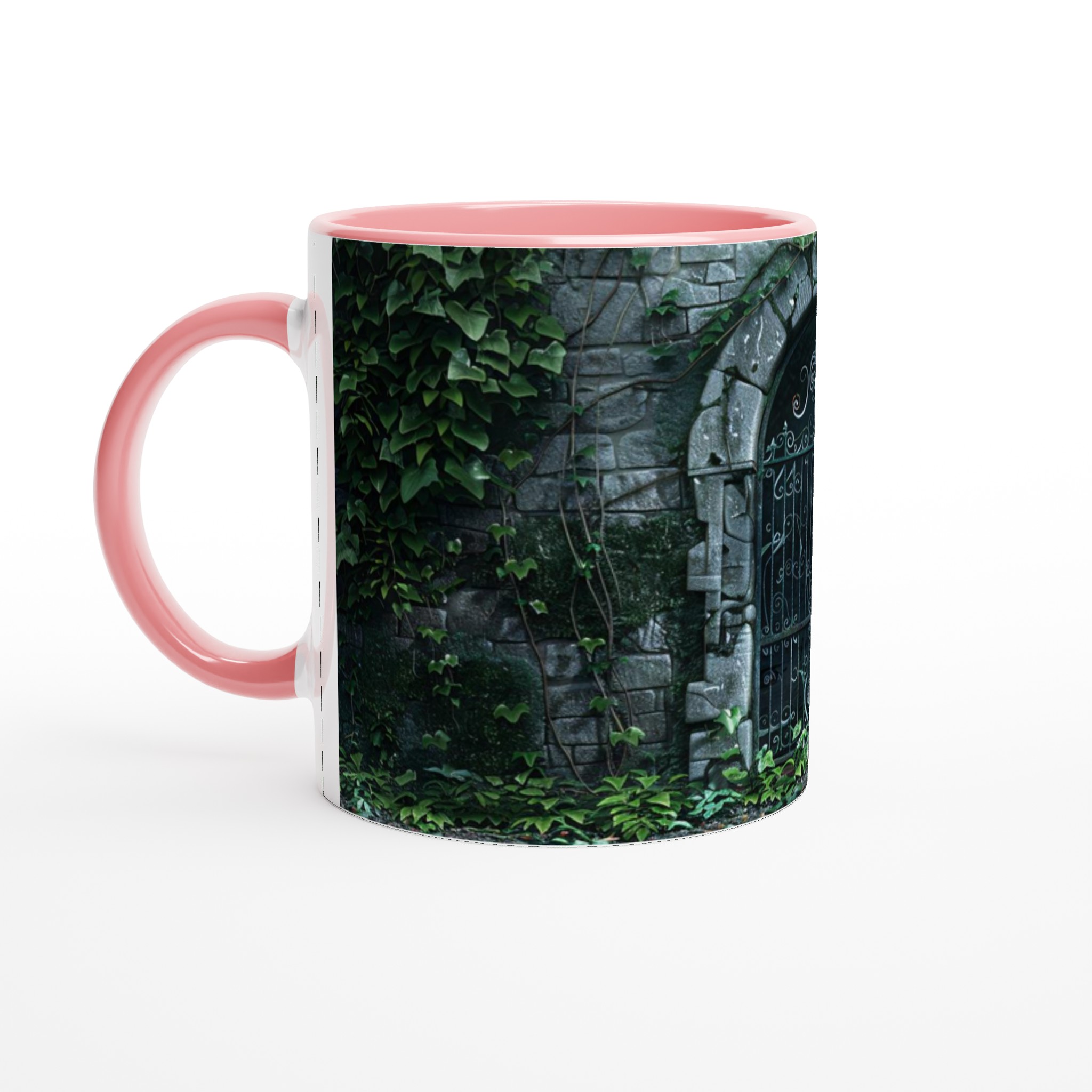 Mystisk Grind Keramikmugg - Skogsgrön Ivy Design, 11oz Favorit i Flera Färger 6 60994406-e9a8-47c8-b0a2-04bfe76fc865