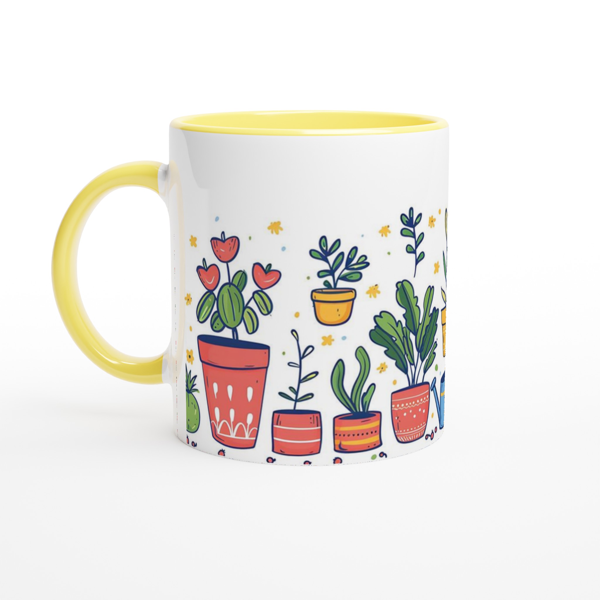 Mug med Livfulla Blomster & Trädgårdstryck – 11 oz Keramikmugg i Valfri Färg 5 60e8f30e-47c9-40e1-8864-4f0d1efdecd5