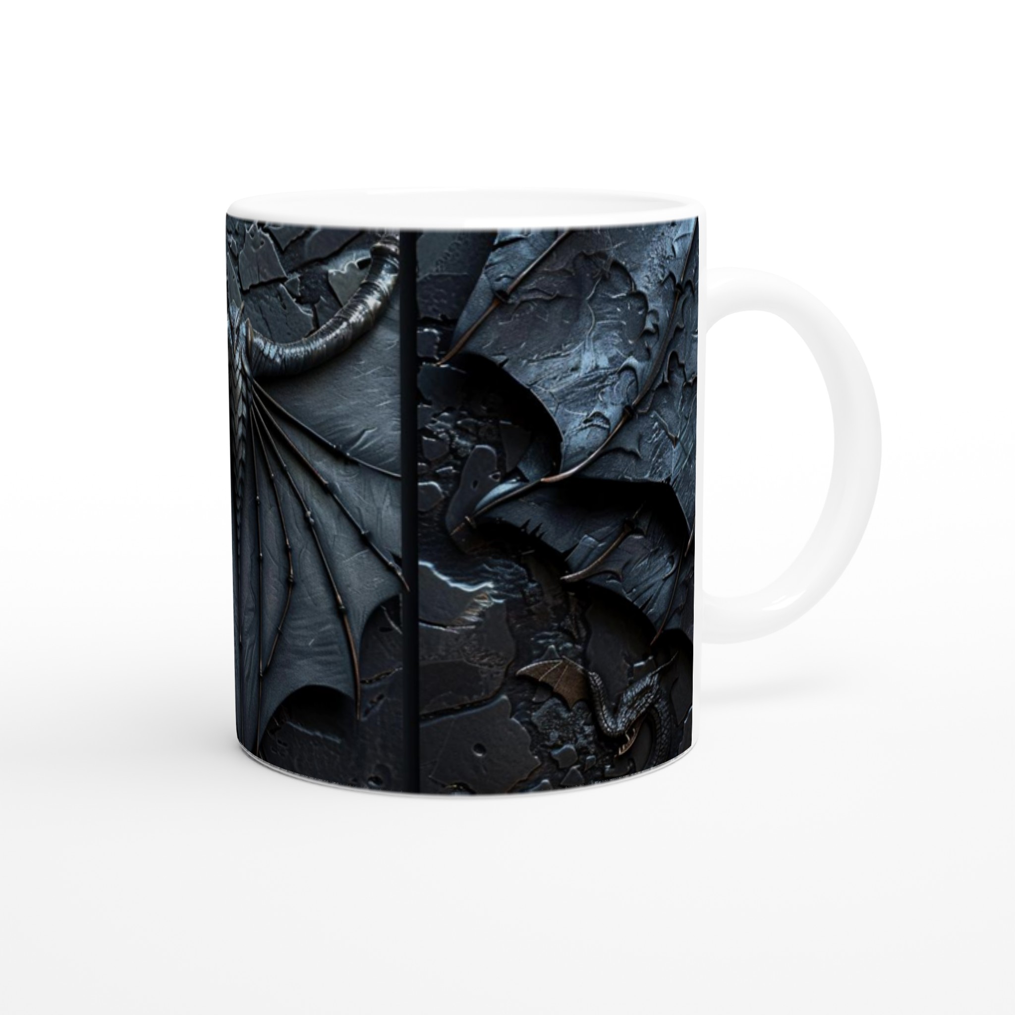 Drakmönstrad 11oz Keramisk Mugg – Mörk Mystik för Din Dryckesstund 9 60f07f1b-f70a-44bc-b8e1-bb523dfd02e1