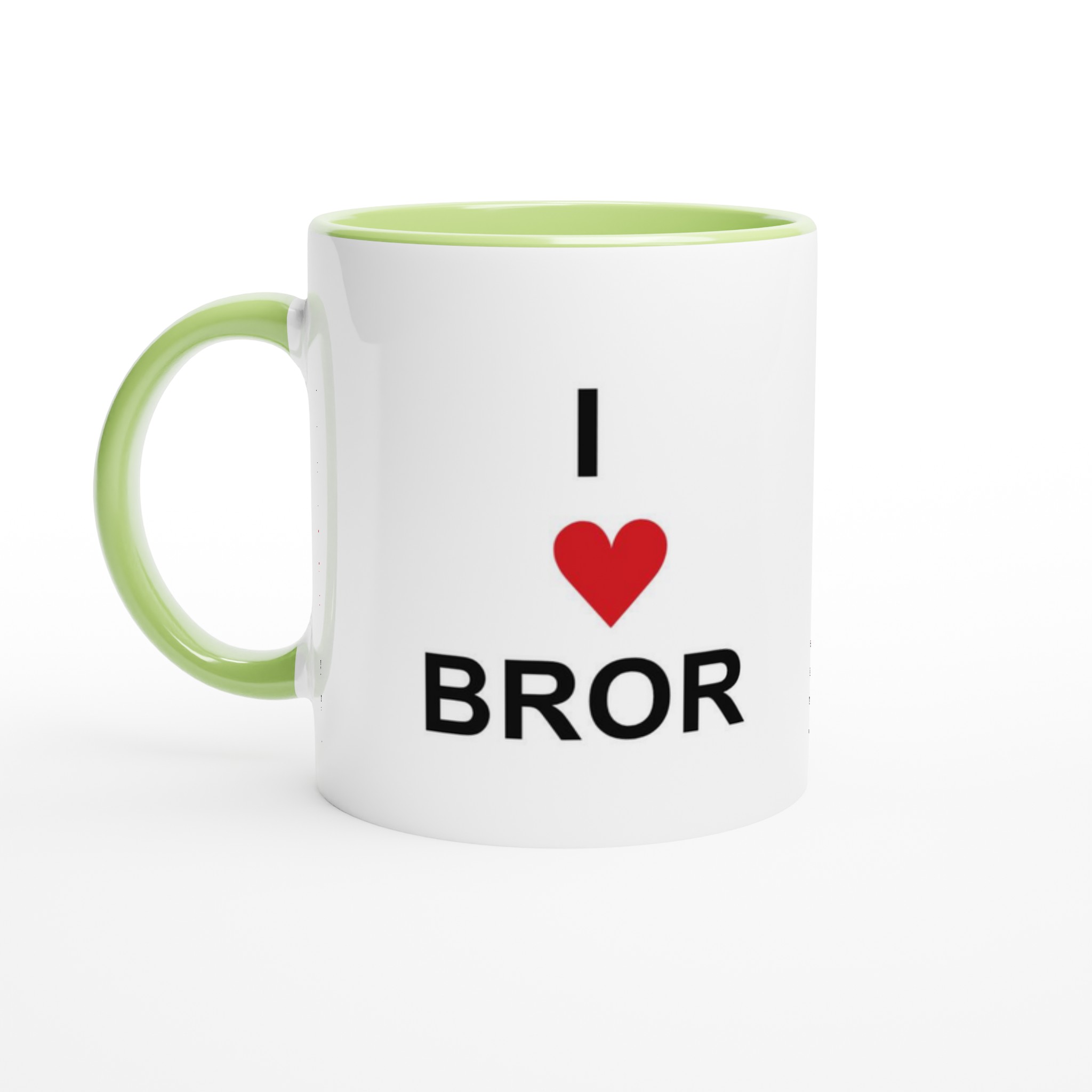 I ❤️ BROR Keramikmugg - Personlig Present till Bästa Brodern i Flera Färger 3 60f23453-14de-447b-b05a-104f49235c75