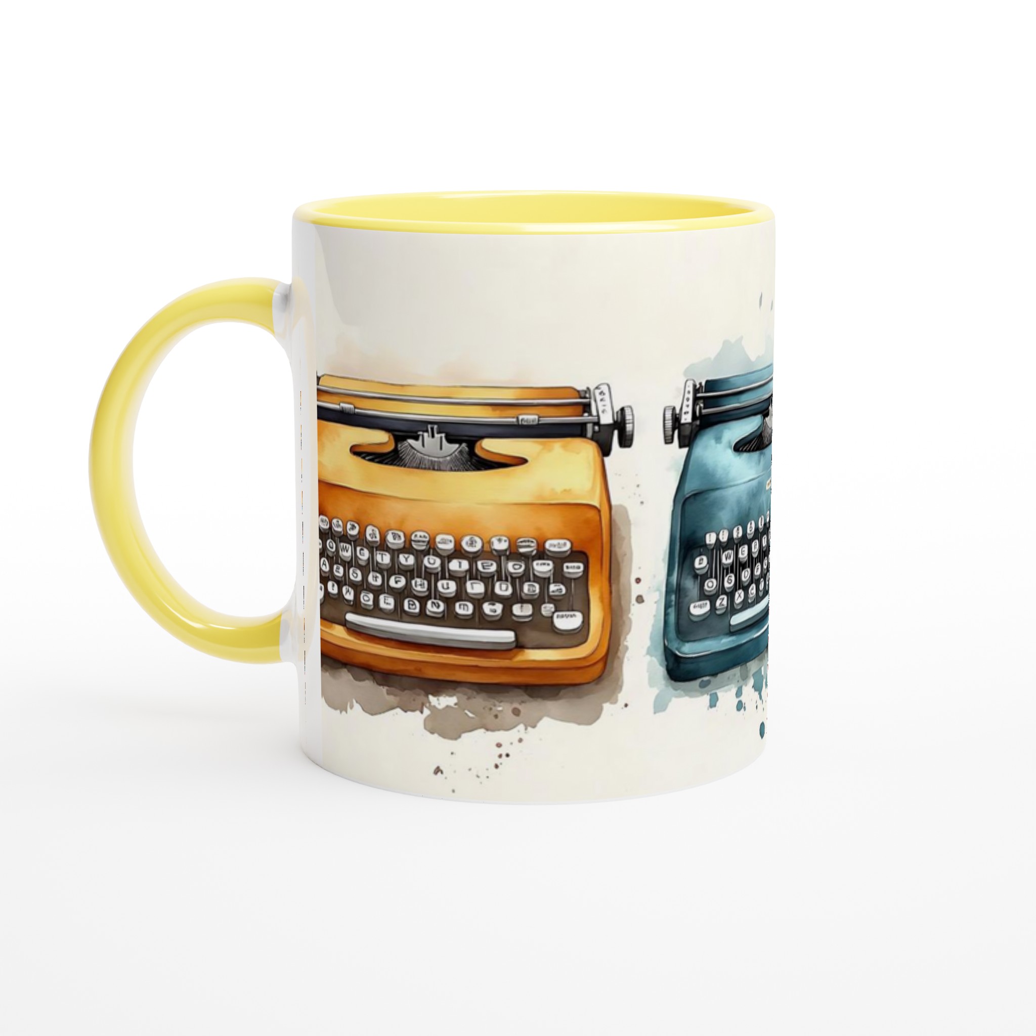 Retro Skrivmaskin Konst Mugg – Kaffekopp med Vintage Vibe i Flera Färger 3 61417048-6edb-4fbe-bbc3-309da6dd6f02