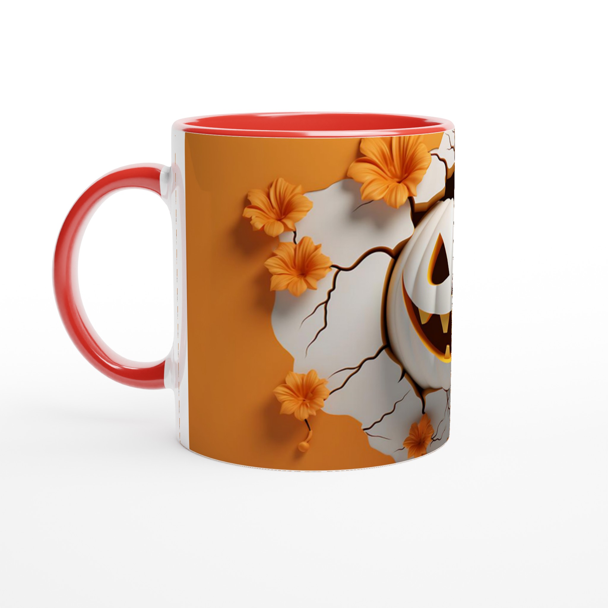 Busig Halloween Mugg – Vit Keramikmugg med Skrämmande Söt Pumpa 2 61817ab0-7d05-4ca3-9277-0d91476730e6