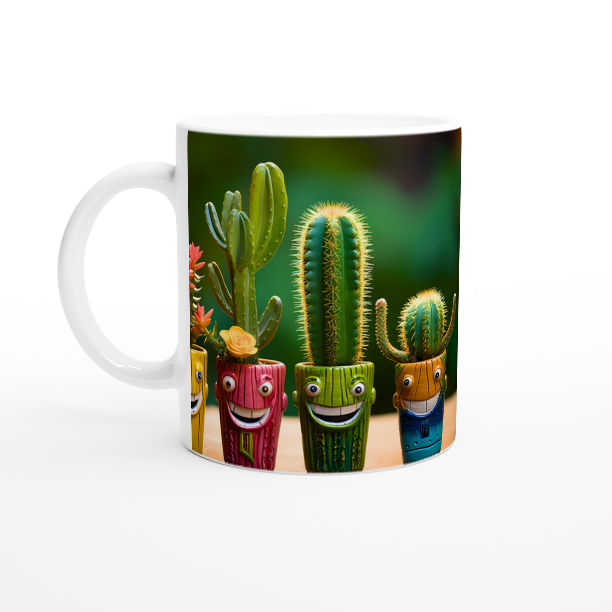 Glad Kaktus Mugg – 11oz Keramikmugg i glada färger med humoristisk design för ditt favorittryck 1 61d51c16-802a-4079-a570-b541034566f5