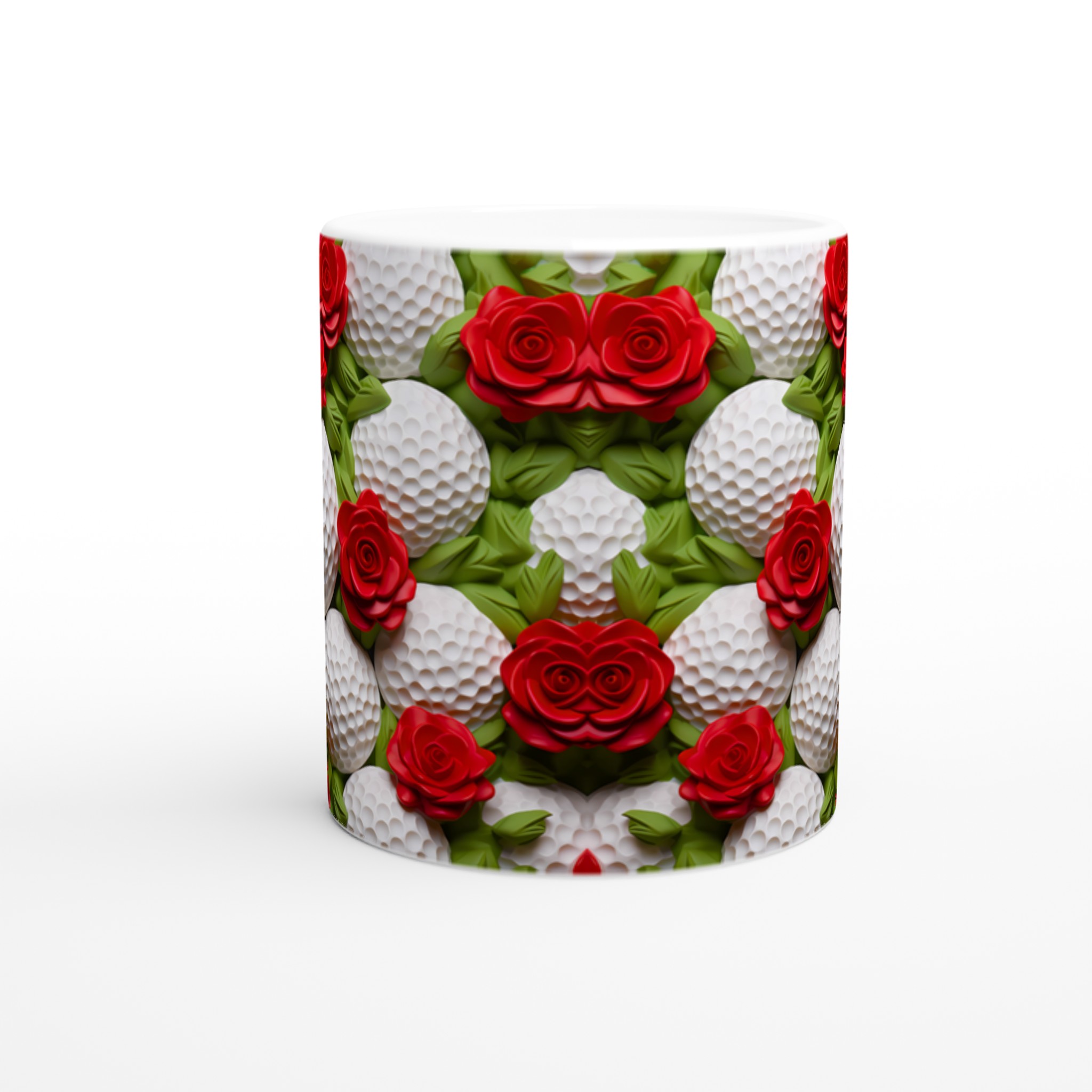 Elegant Golf & Rosor 11oz Keramikmugg – Perfekt Gåva för Golfentusiasten 8 61eb7a3f-9f96-4ac8-98c1-40a955c3ba57