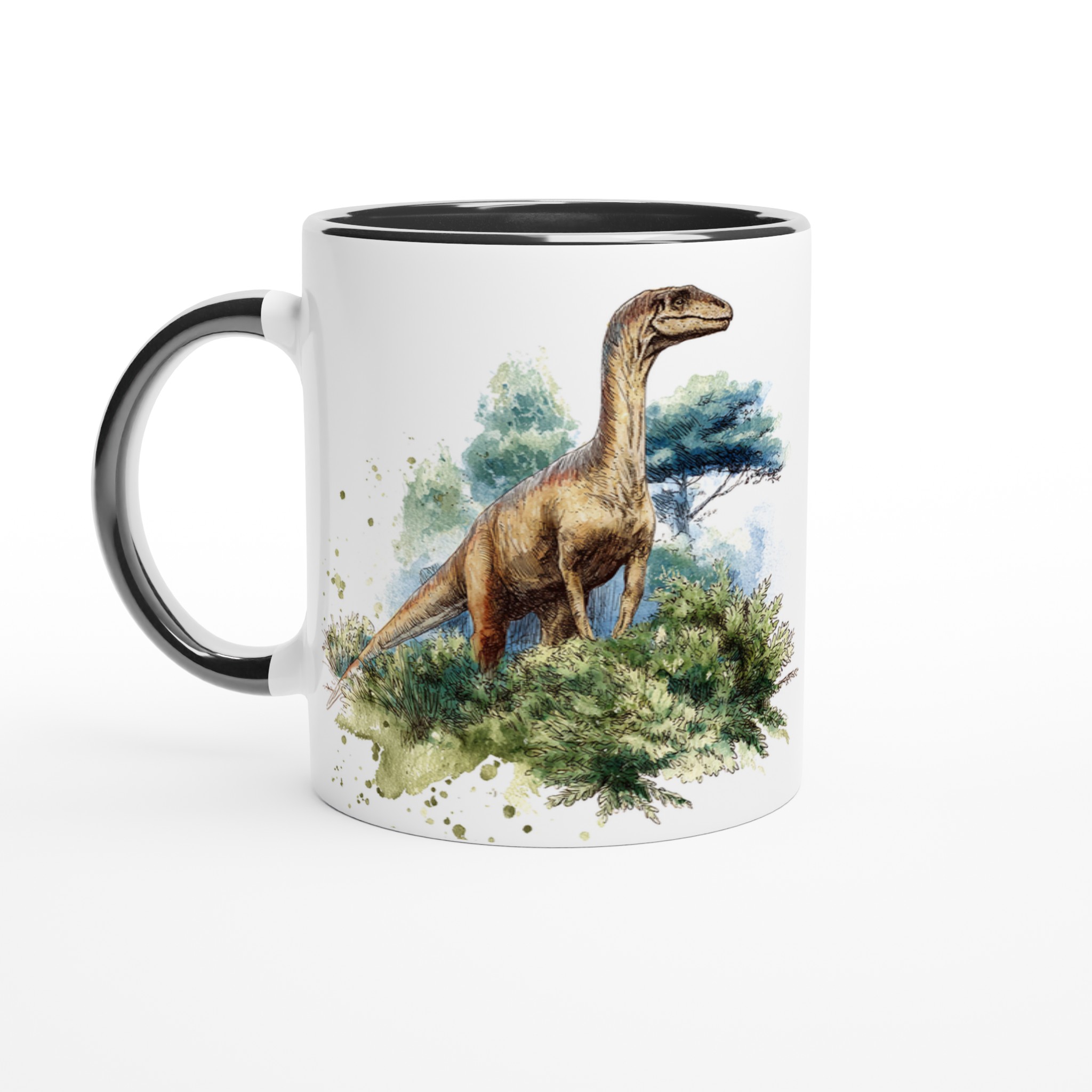 Dinosaurie Vattenfärg Mugg - Förhistorisk Charm i 11oz Keramik 7 61efbb36-57b9-4eee-88c4-549e7b3e4b08