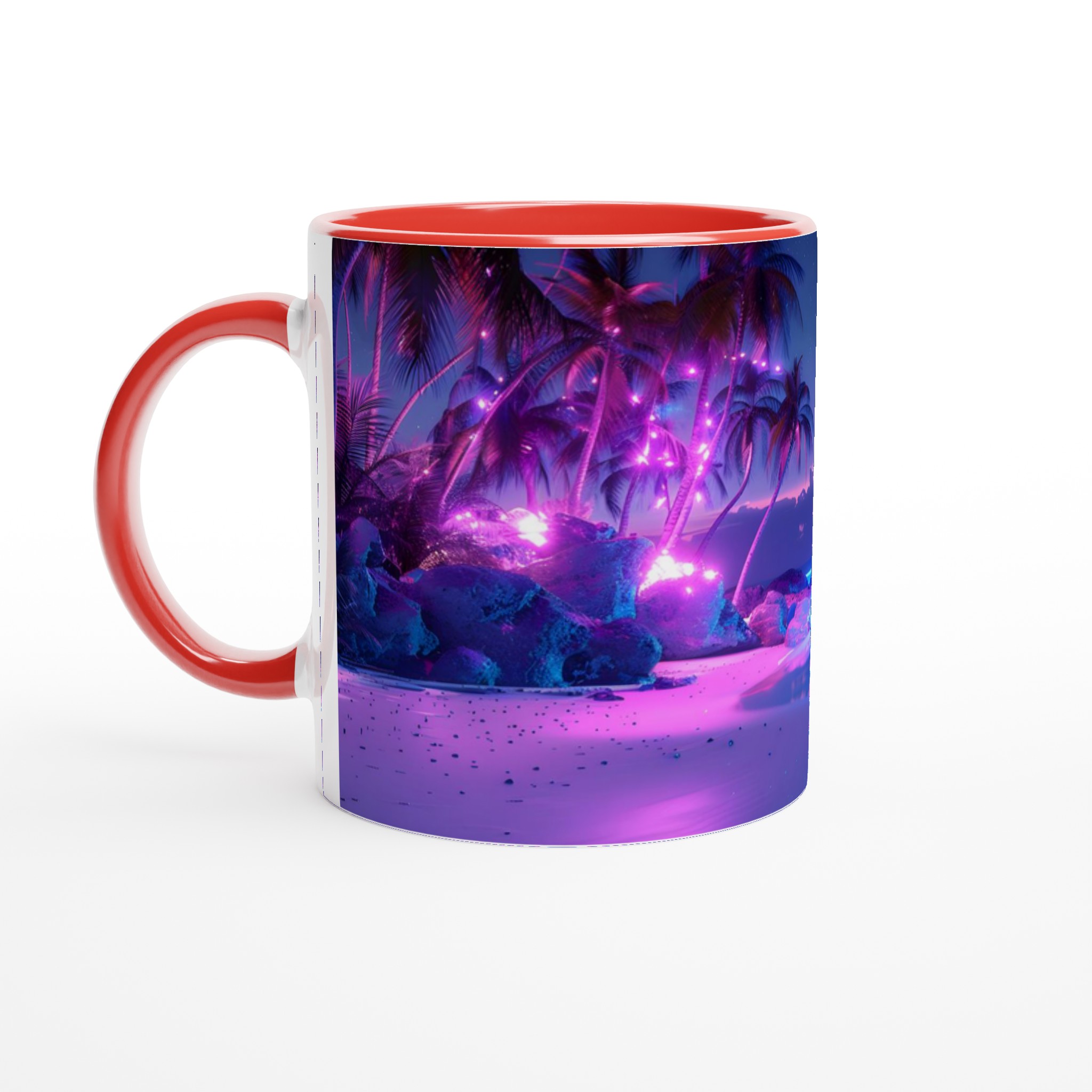 Neon Sunset Beach Kaffemugg – Fånga Magin i Varje Klunk, Välj Din Favoritfärg! 6 61ff975b-87b1-4b0c-8c74-084d64a3d4c3