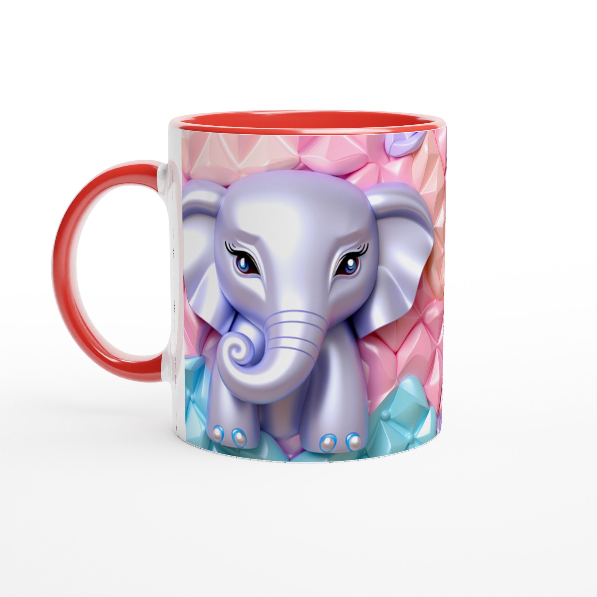 Söt Elefant & Pastell Bubbel Keramikmugg – 11oz, Välj Din Färg! 2 62565480-00b6-4d4a-9b7f-2471203c4d89