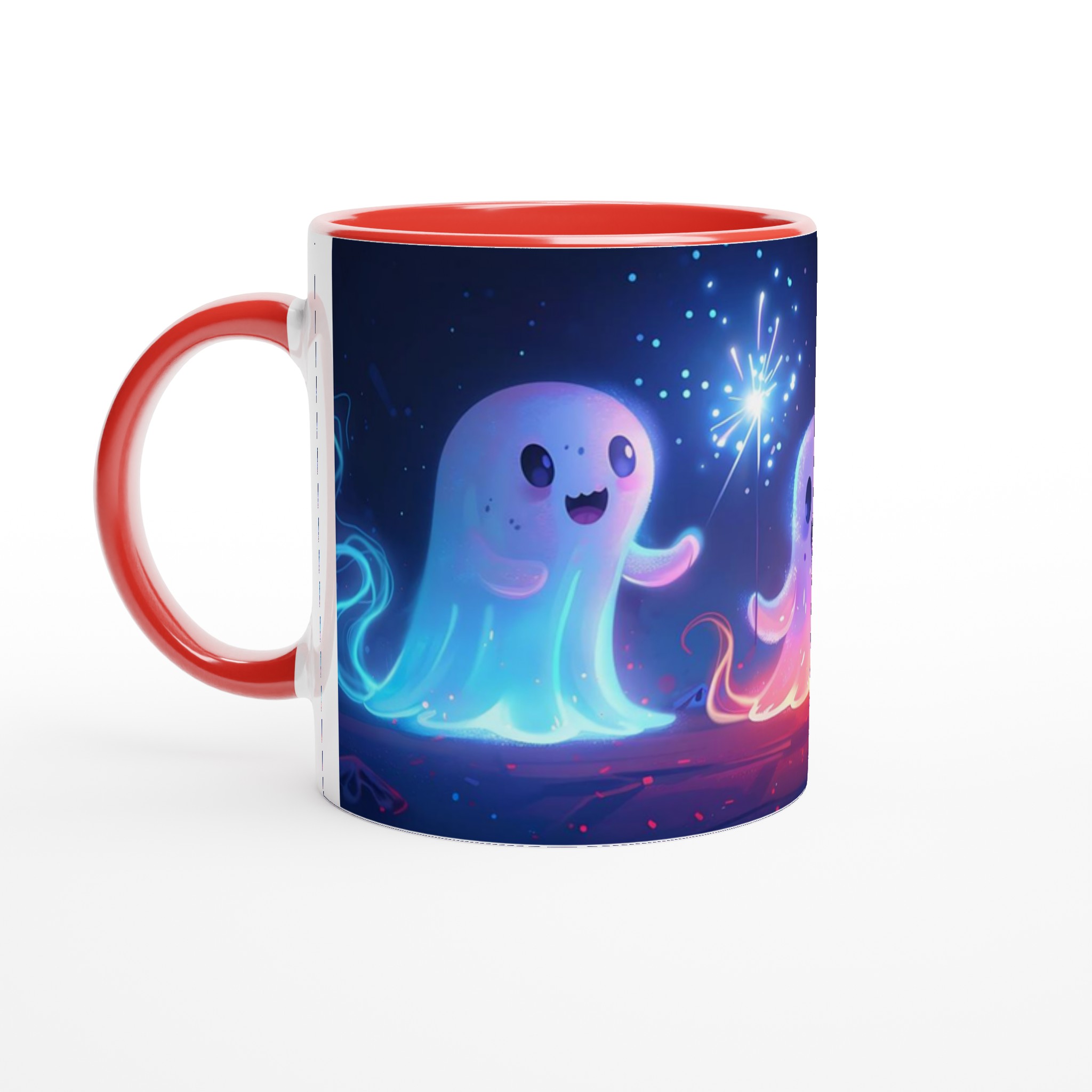 Magisk Spökfest Mugg – Lekfull Keramisk Kaffemugg med Lysande Spöken & Fyrverkeri 2 6288292a-3ef0-4a83-b169-c7af1fbda4d5