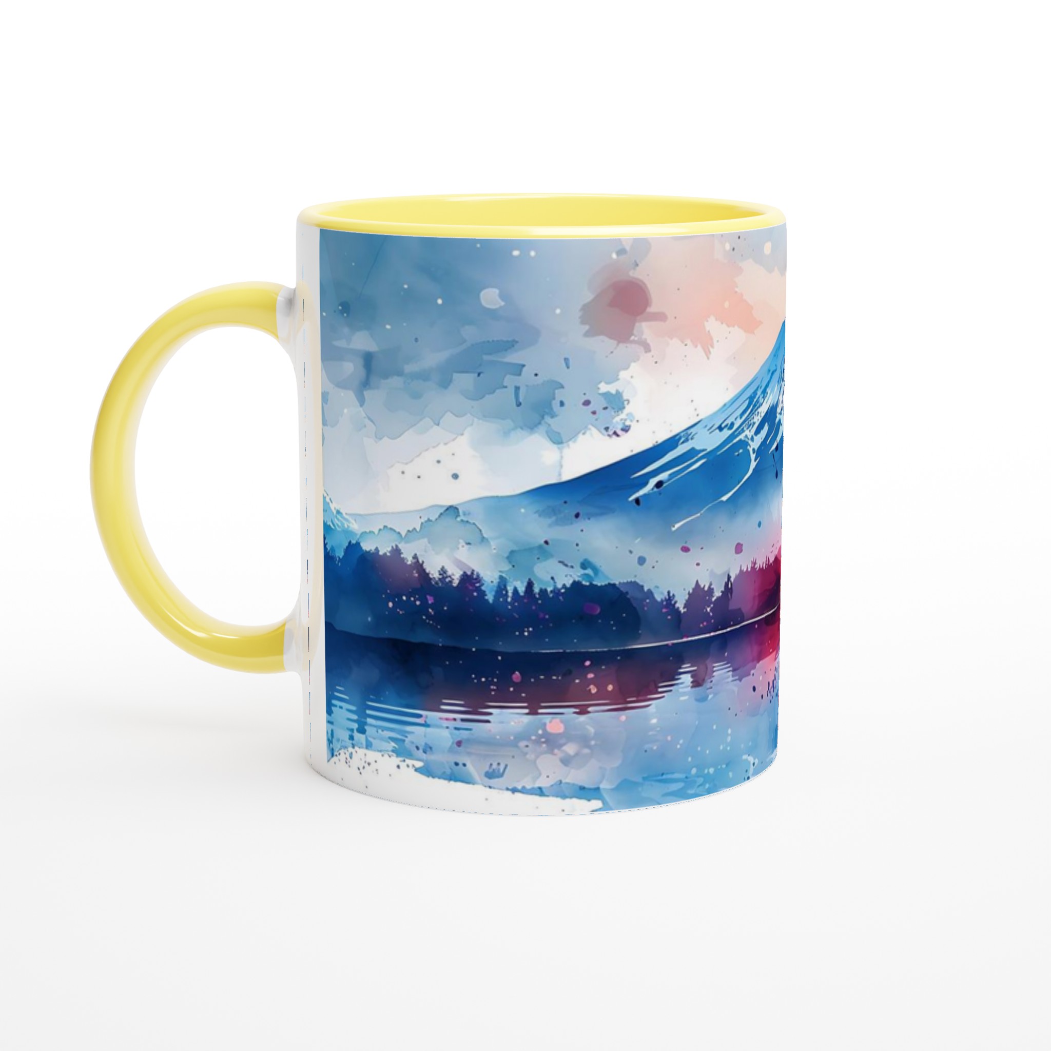 Akvarellberg: 11oz Keramisk Mugg – Konstnärligt Motiv i Valfri Färg 5 628fa9f3-ed1e-4ca9-a5d8-aa578fb62015