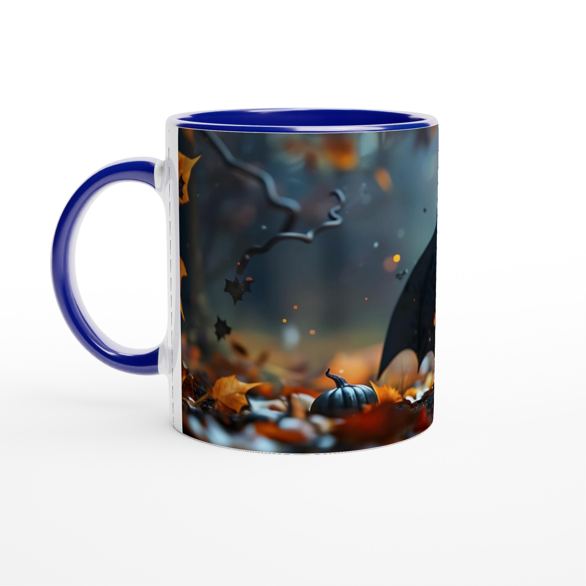 Söt Fladdermus & Lysande Pumpa – 11oz Keramisk Mugg för Halloween och mysiga höstkvällar 7 629aa2c3-ad28-4723-998d-ae95692555c7