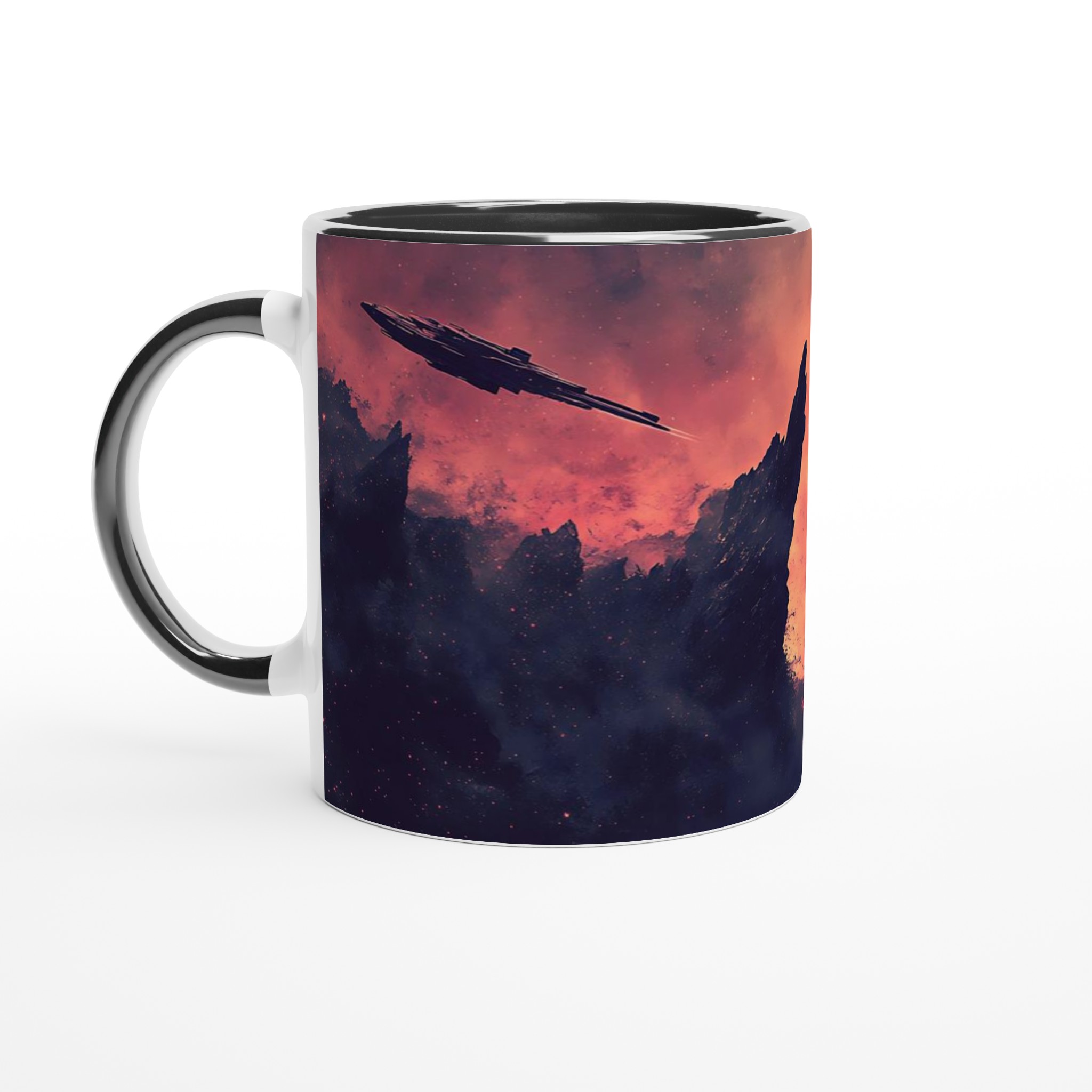 Kosmisk Rymdskepps Keramikmugg - 11oz Galaktisk Design i Flera Färger 2 62d131de-50be-4535-bc39-66de92e9cf7f