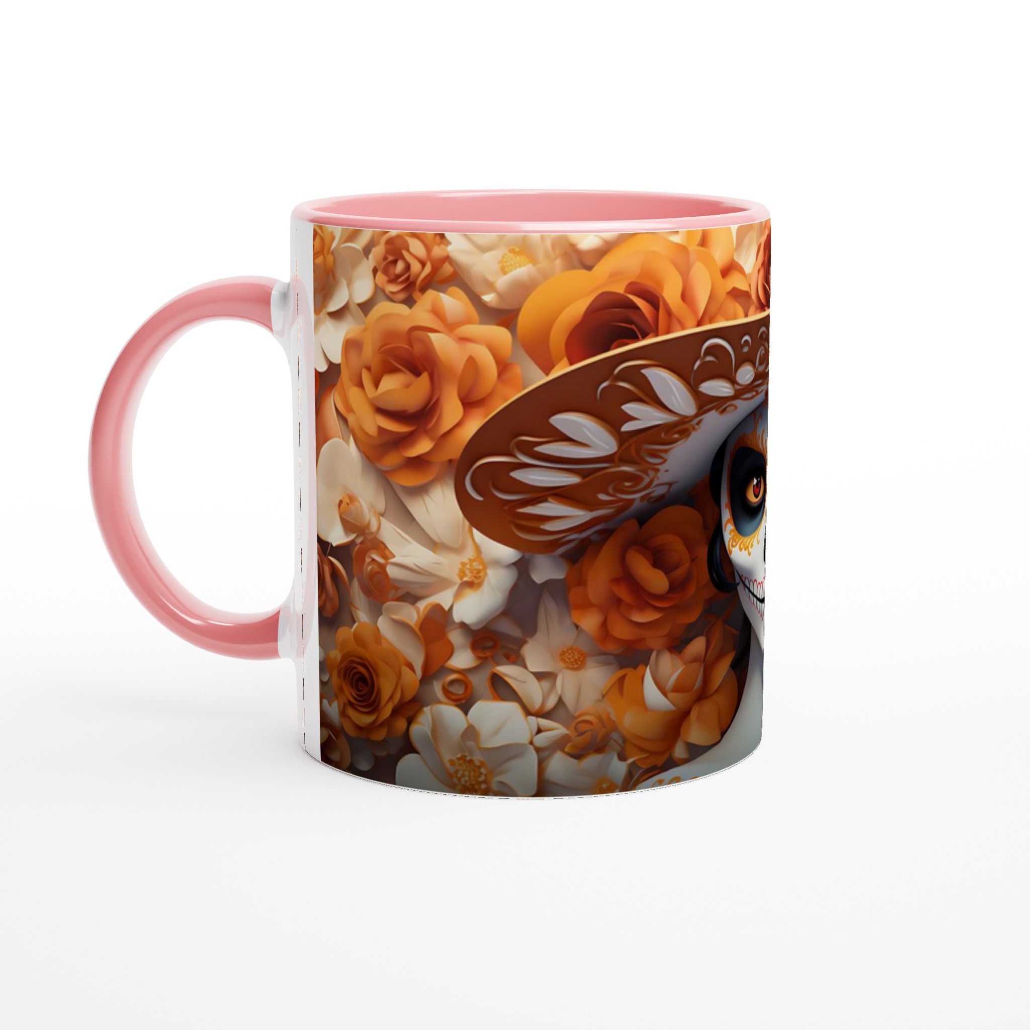 Catrina Inspirerad Keramikmugg – Elegant Day of the Dead Design i Din Valda Färg! 6 62e64769-ae33-41cf-a23b-700b9d0b6d71