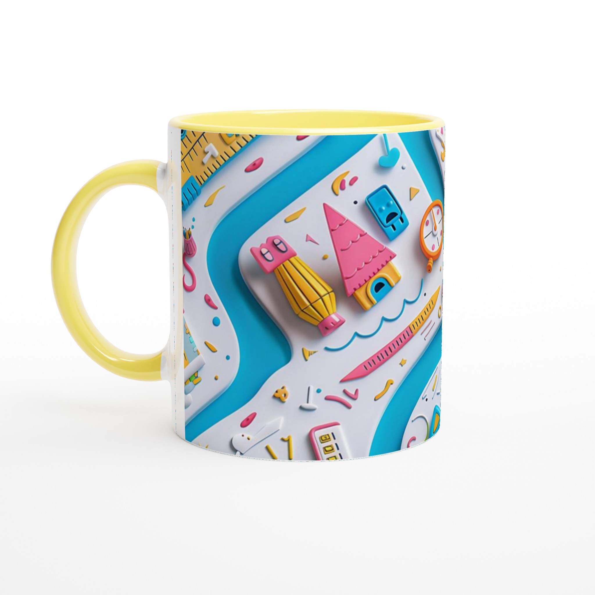 Kreativ Lekfull Keramikmugg - 11oz, Perfekt för Designentusiasten, Välj bland Flera Livfulla Färger! 5 63b17d85-301f-4c66-8003-6d07c6e3bc7d