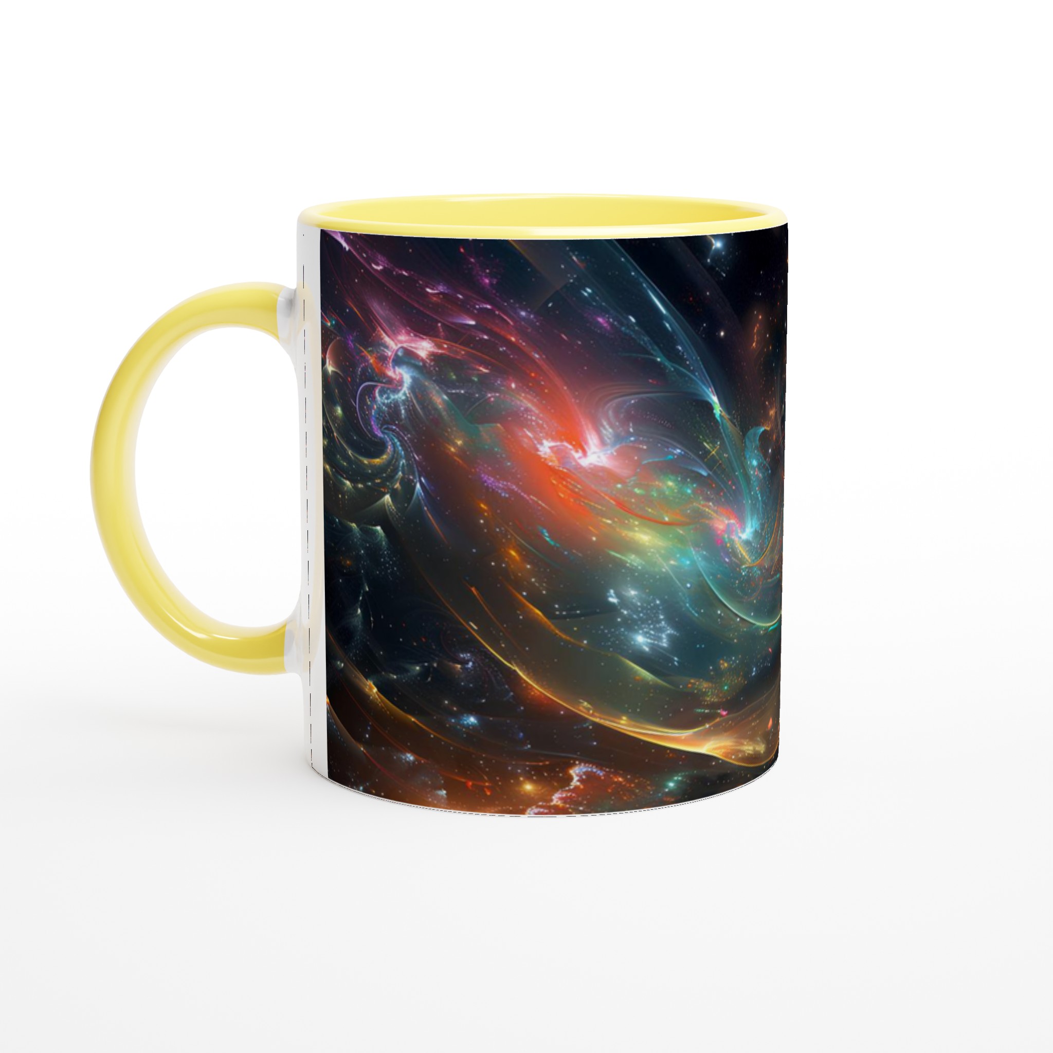 Kosmisk Dans 11oz Keramikmugg – Universums Färgexplosion på Din Frukostkopp 5 64135bd8-4991-44cb-8b04-69846d2d33df